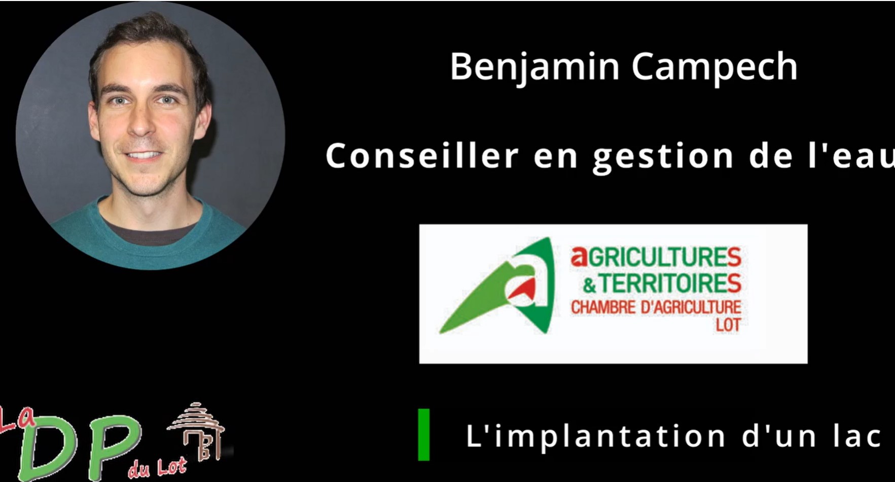 [Podcast] Entretien d&rsquo;un agriculteur et d&rsquo;un technicien&nbsp;: Implantation d&rsquo;un lac.