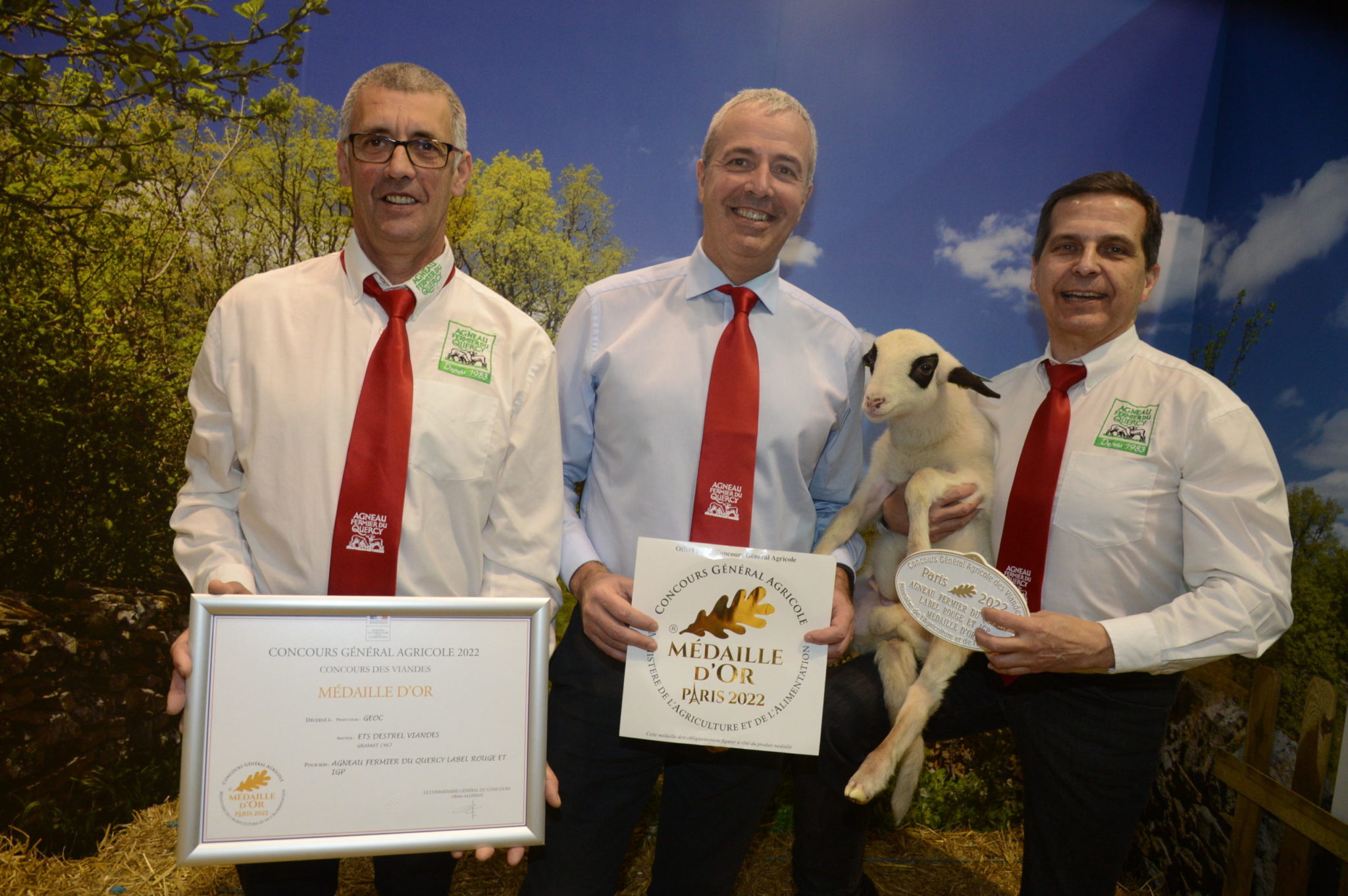 Salon de l’agriculture&nbsp;: Médaille d’or pour l’agneau fermier du Quercy