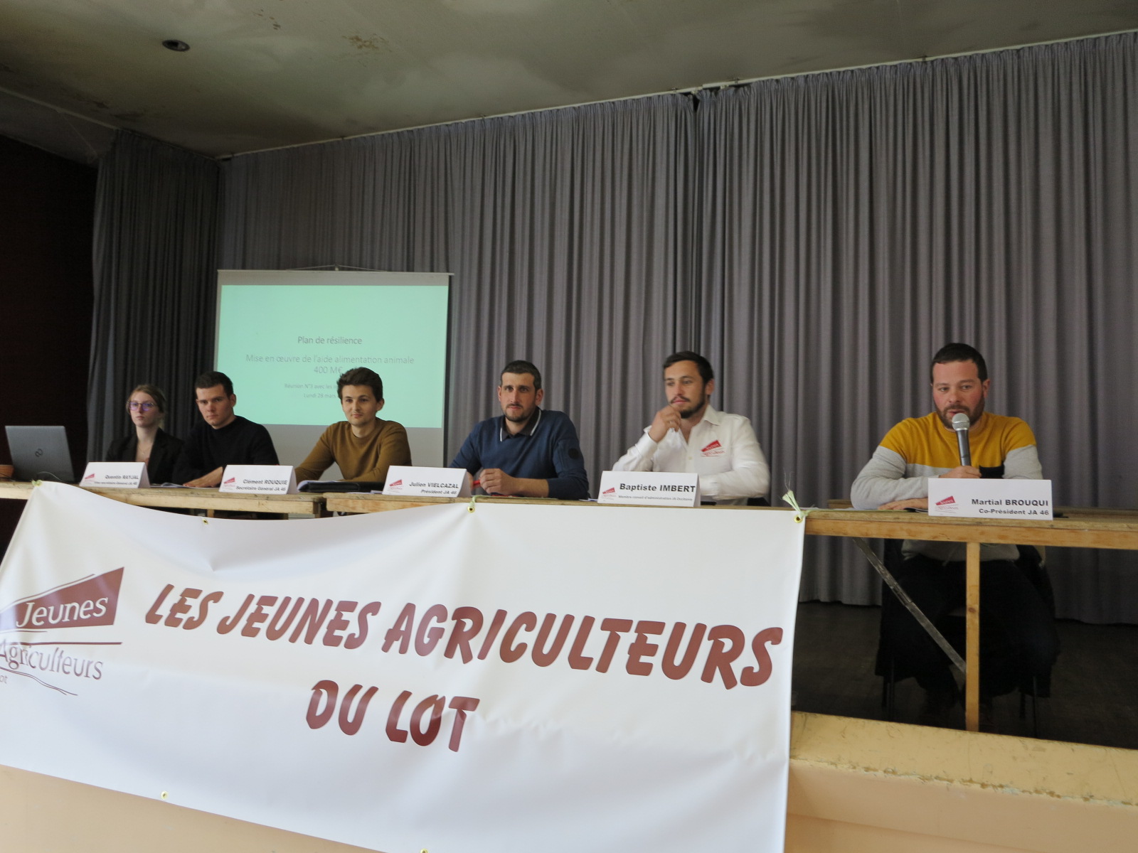 Un nouveau bureau présidé par Julien Vielcazal