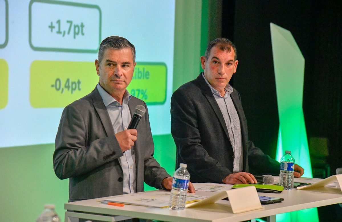 Pierre HELLE, Responsable Domain Institutionnel et Gérard SINDOU - Président de la Fédération Départementale du Lot