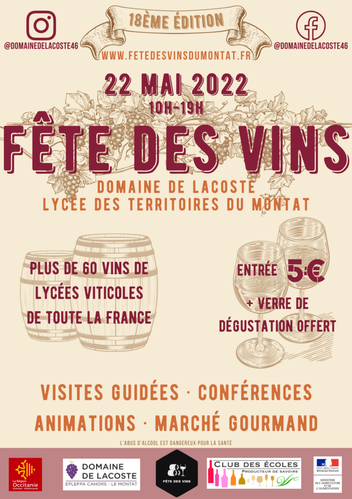 Fête des vins ce dimanche 22 mai&nbsp;!