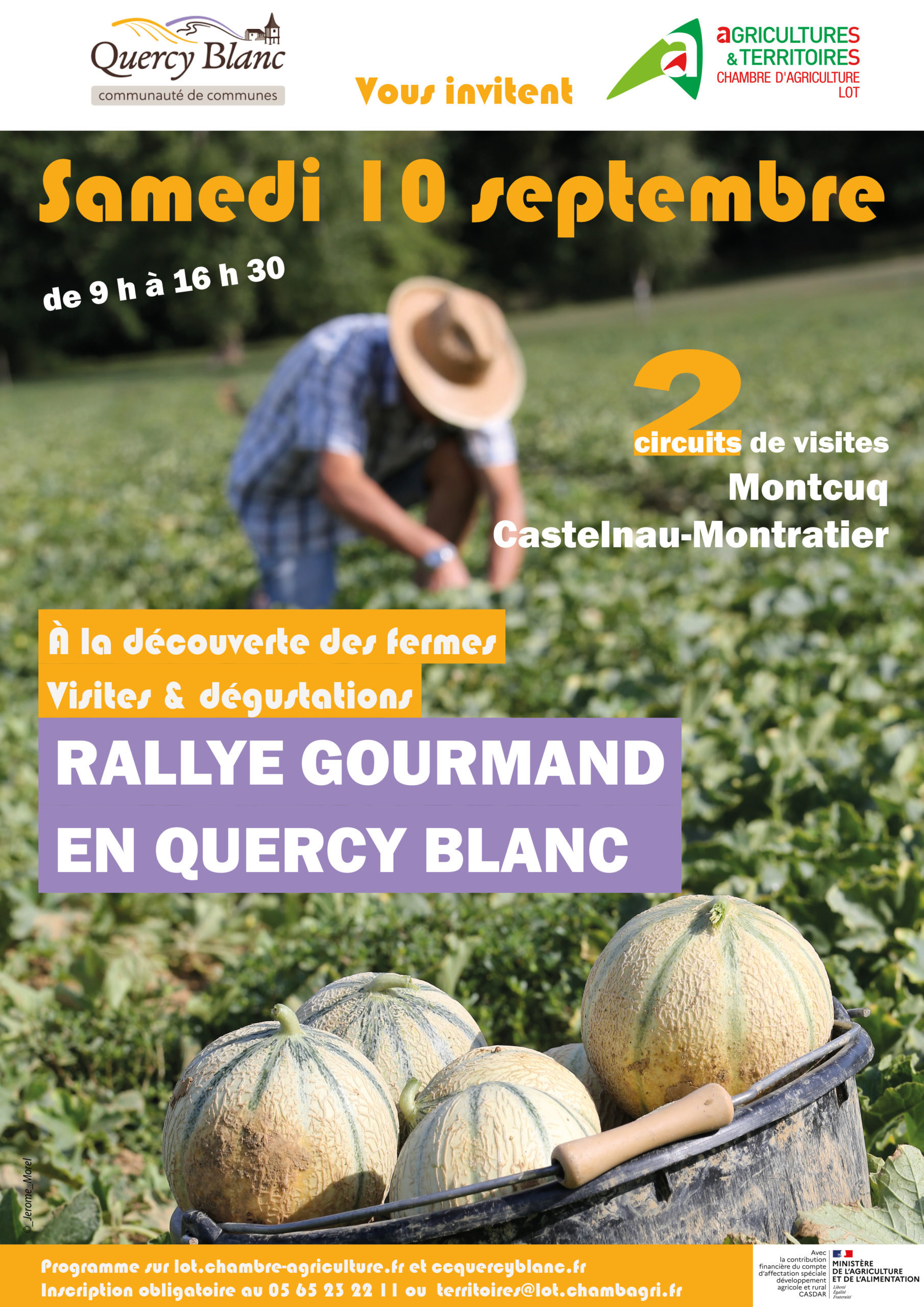 Rallye gourmand en Quercy Blanc ce 10 septembre&nbsp;!