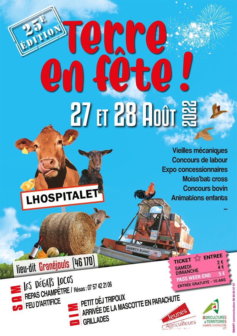 Terre en fête les 27 et 28 août&nbsp;!