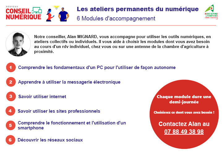 Ateliers numériques