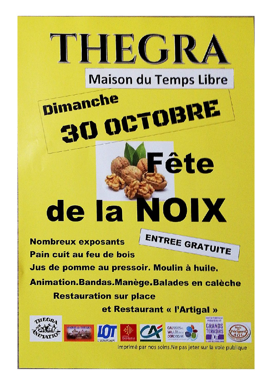 Fête de la noix ce dimanche 30 octobre