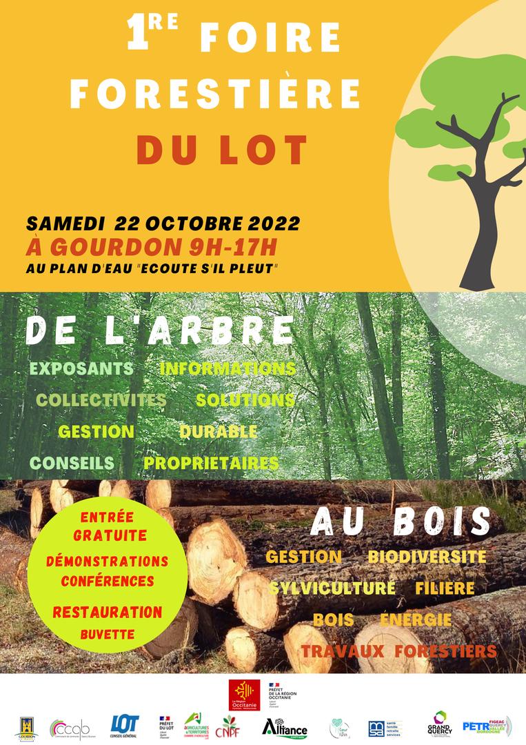1re Foire Forestière du Lot ce samedi 22 octobre&nbsp;!