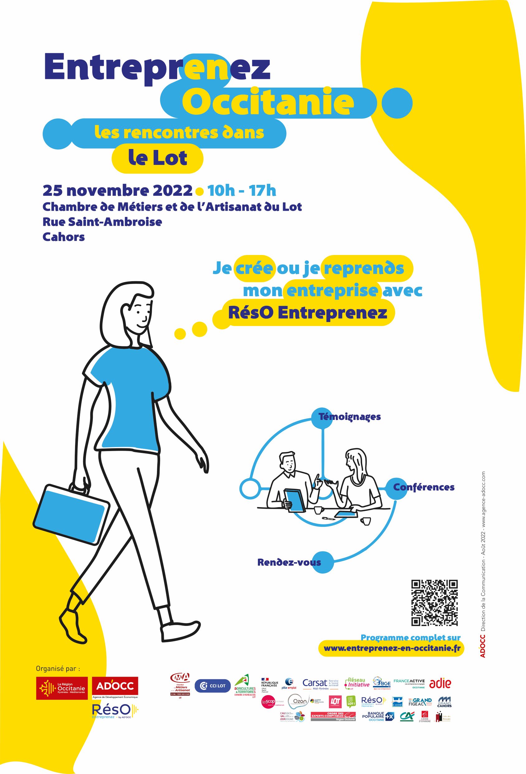 INVITATION&nbsp;: Forum « Entreprenez dans le Lot »