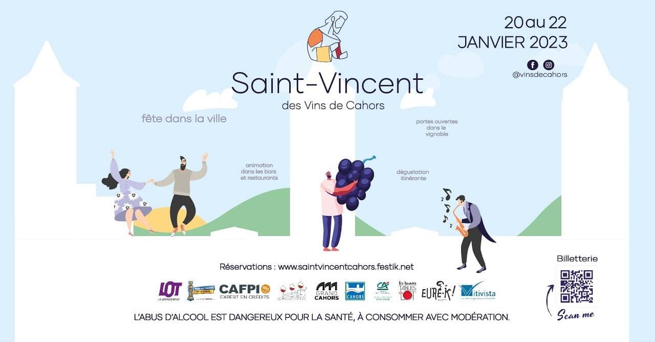 Saint-Vincent des Vins de Cahors du 20 au 22 janvier
