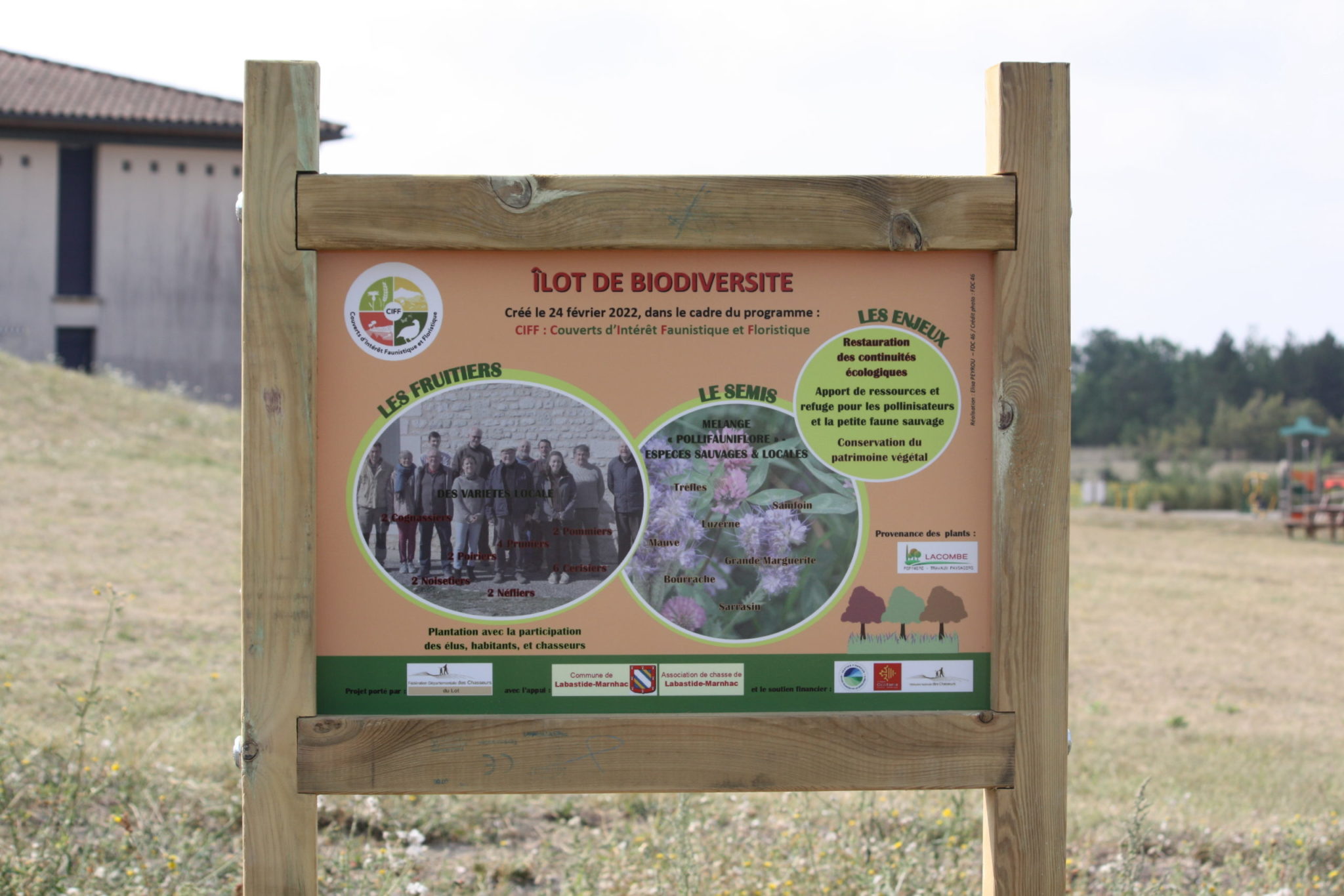 FD de Chasse&nbsp;: 4 îlots de biodiversité plantés en 2022