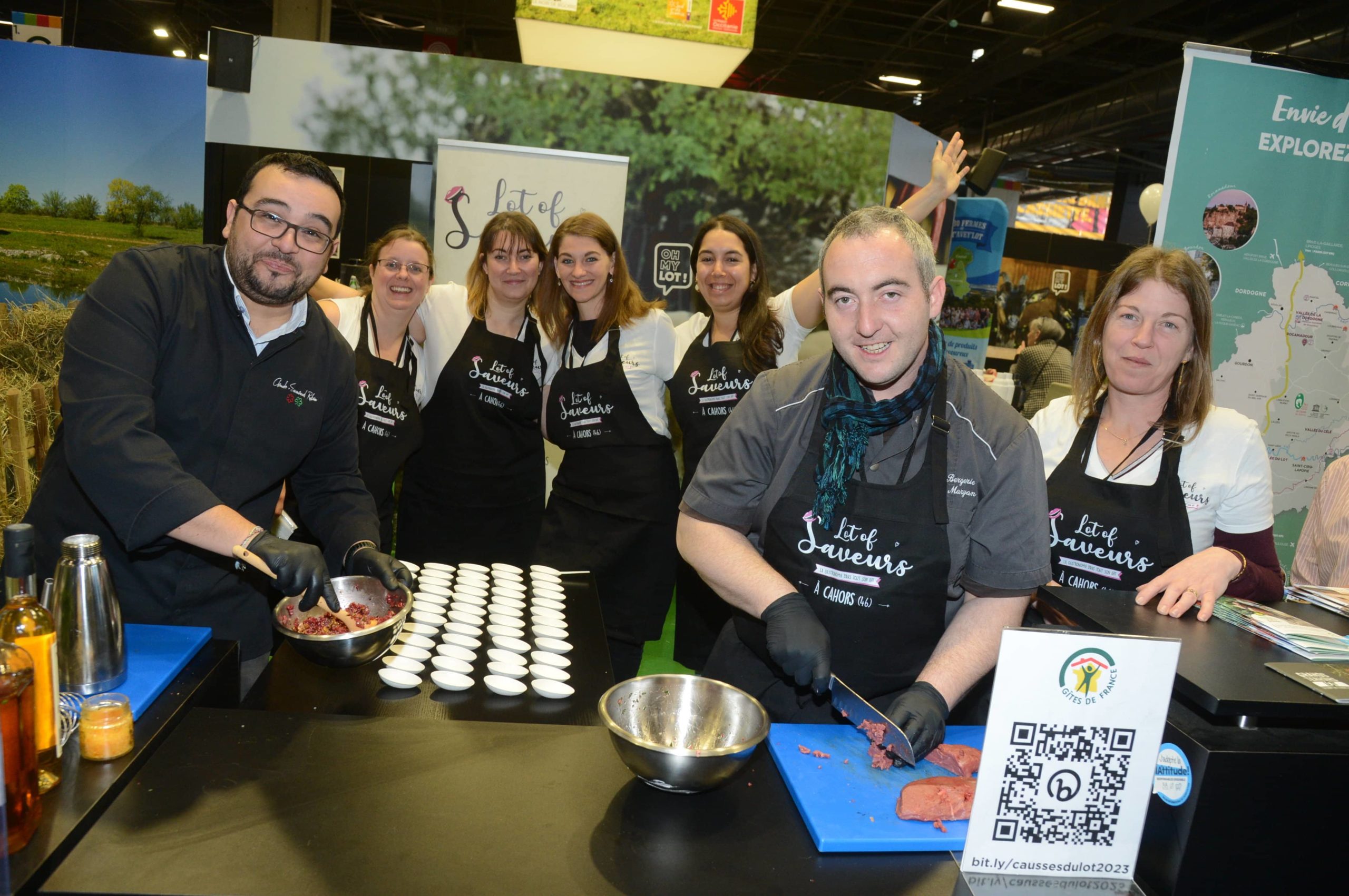 Les chefs de «&nbsp;Lot of saveurs&nbsp;» régalent au Salon de l&rsquo;Agriculture