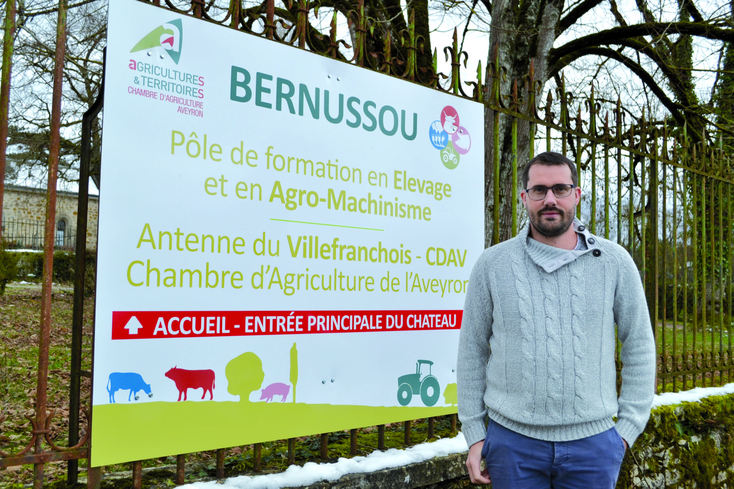 Simon Leroux, nouveau responsable pédagogique du parcours porcin