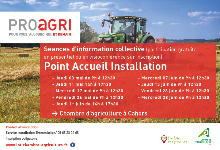 Séances d&rsquo;information collective&nbsp;: Point Accueil Installation