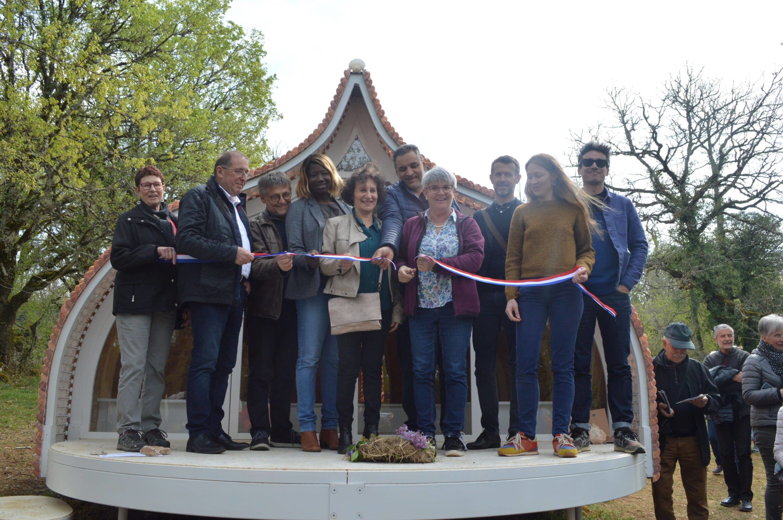 Pecten Maximus inauguré à Limogne