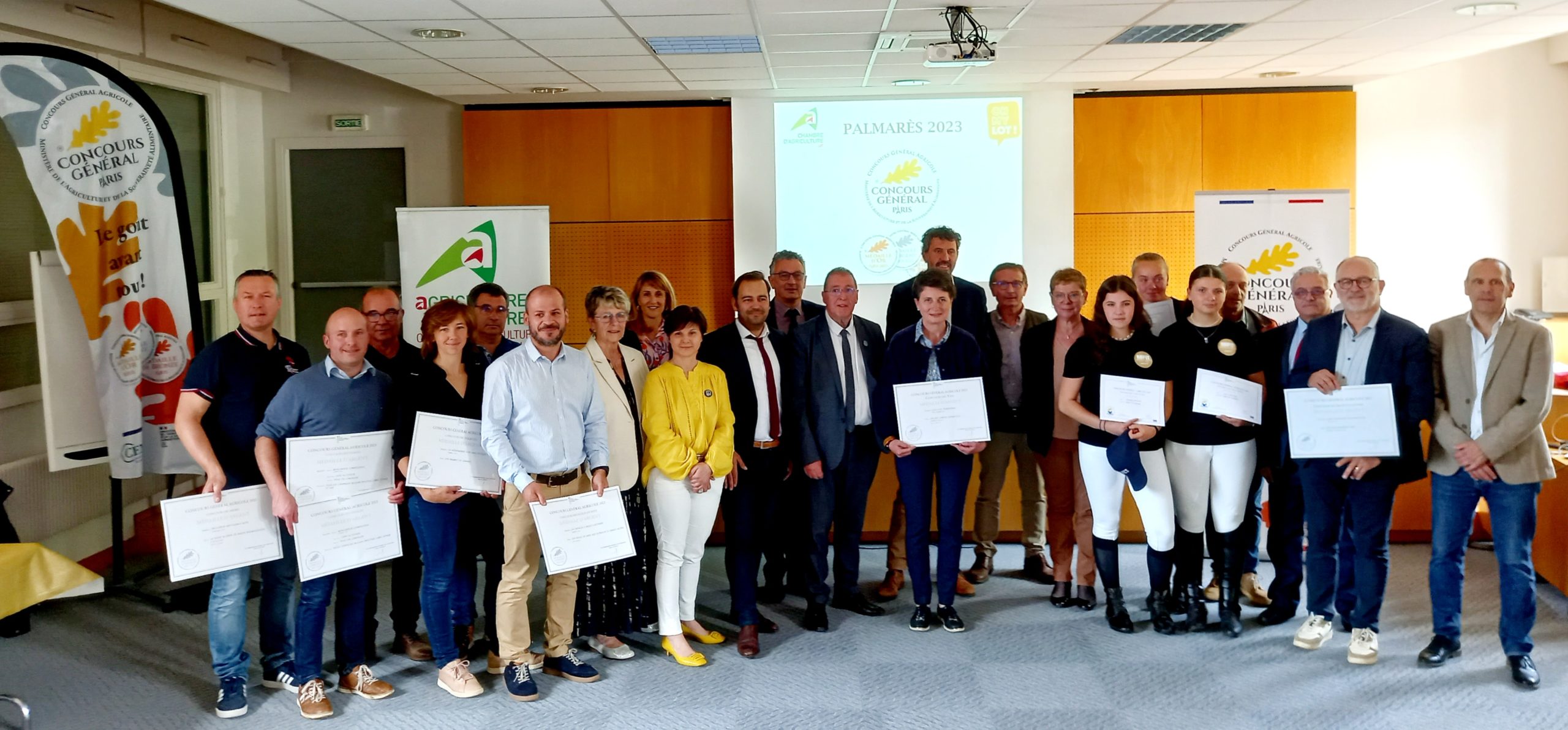 Les lauréats lotois du concours général agricole à l&rsquo;honneur ce mardi 23 mai