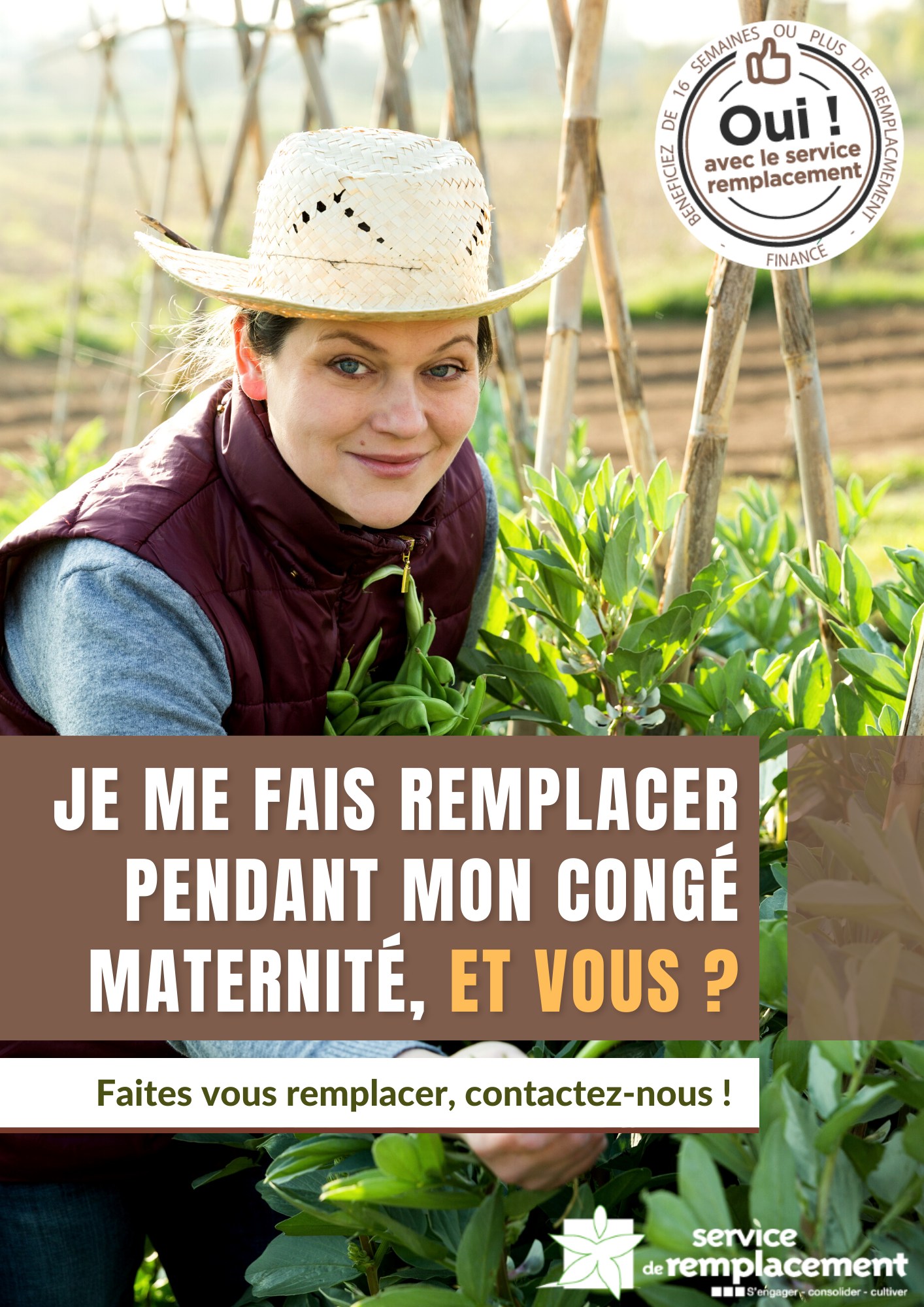 Agricultrices, prenez soin de vous et de votre bébé&nbsp;: bénéficiez d&rsquo;un remplacement&nbsp;!