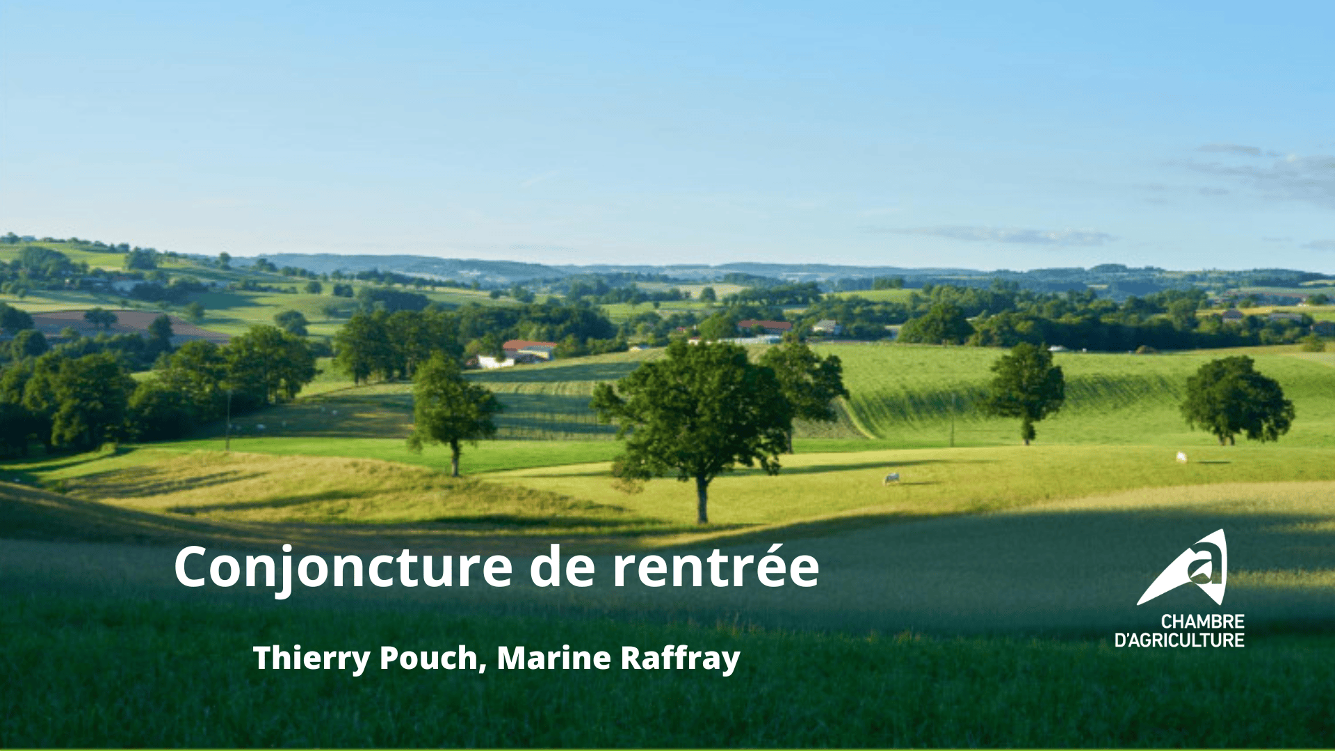 Conjoncture de rentrée