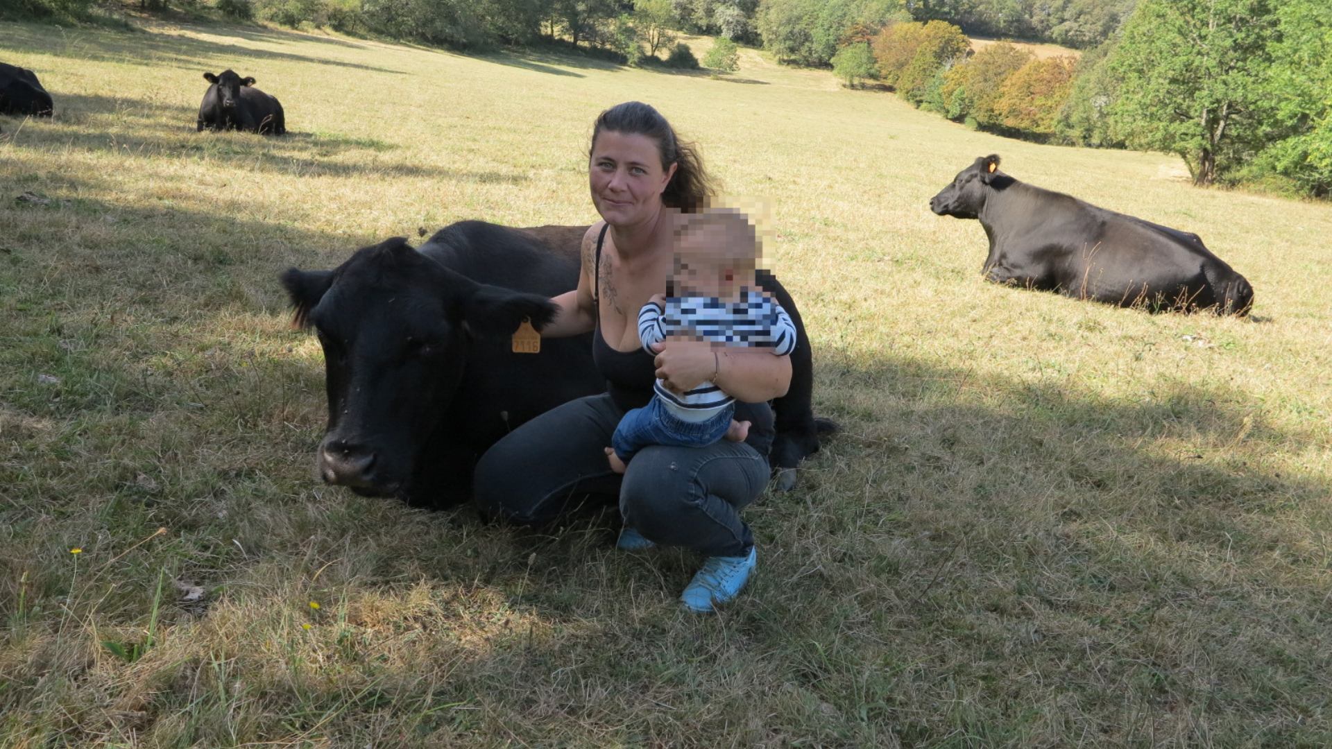Lamothe-Cassel&nbsp;: Noémie Mangieu élève des Aberdeen-angus