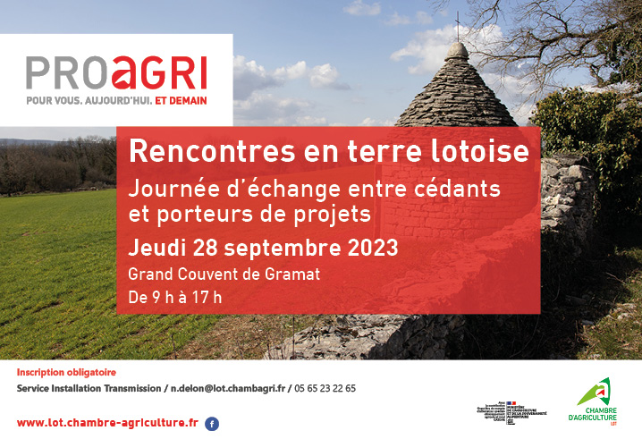 Jeudi 28 septembre&nbsp;: Rencontre en terre lotoise