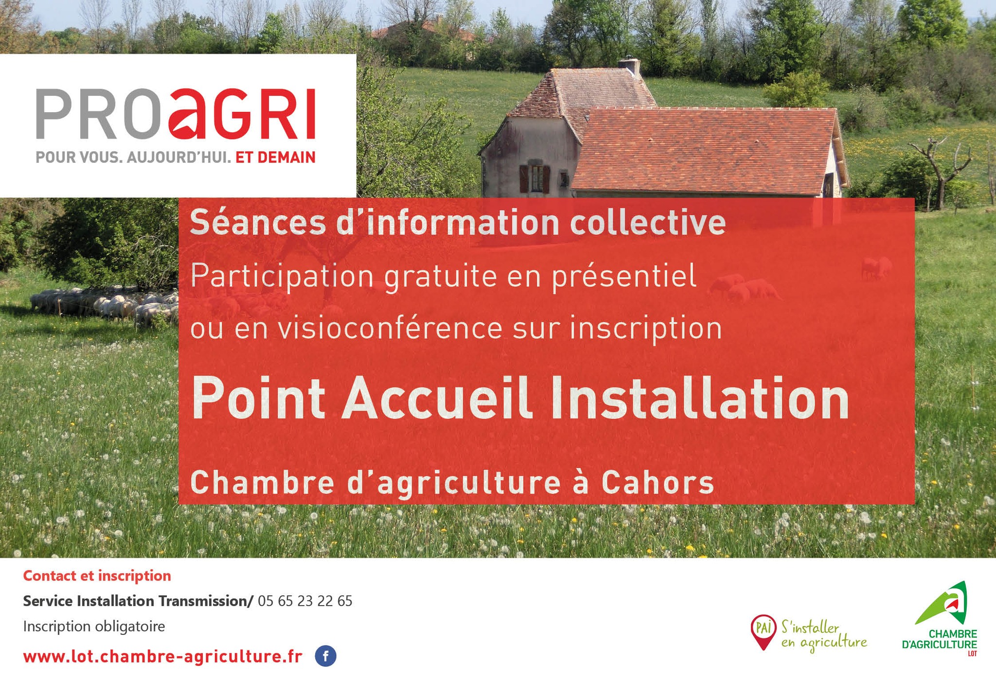 Prochaines séances d&rsquo;information collective du point accueil installation