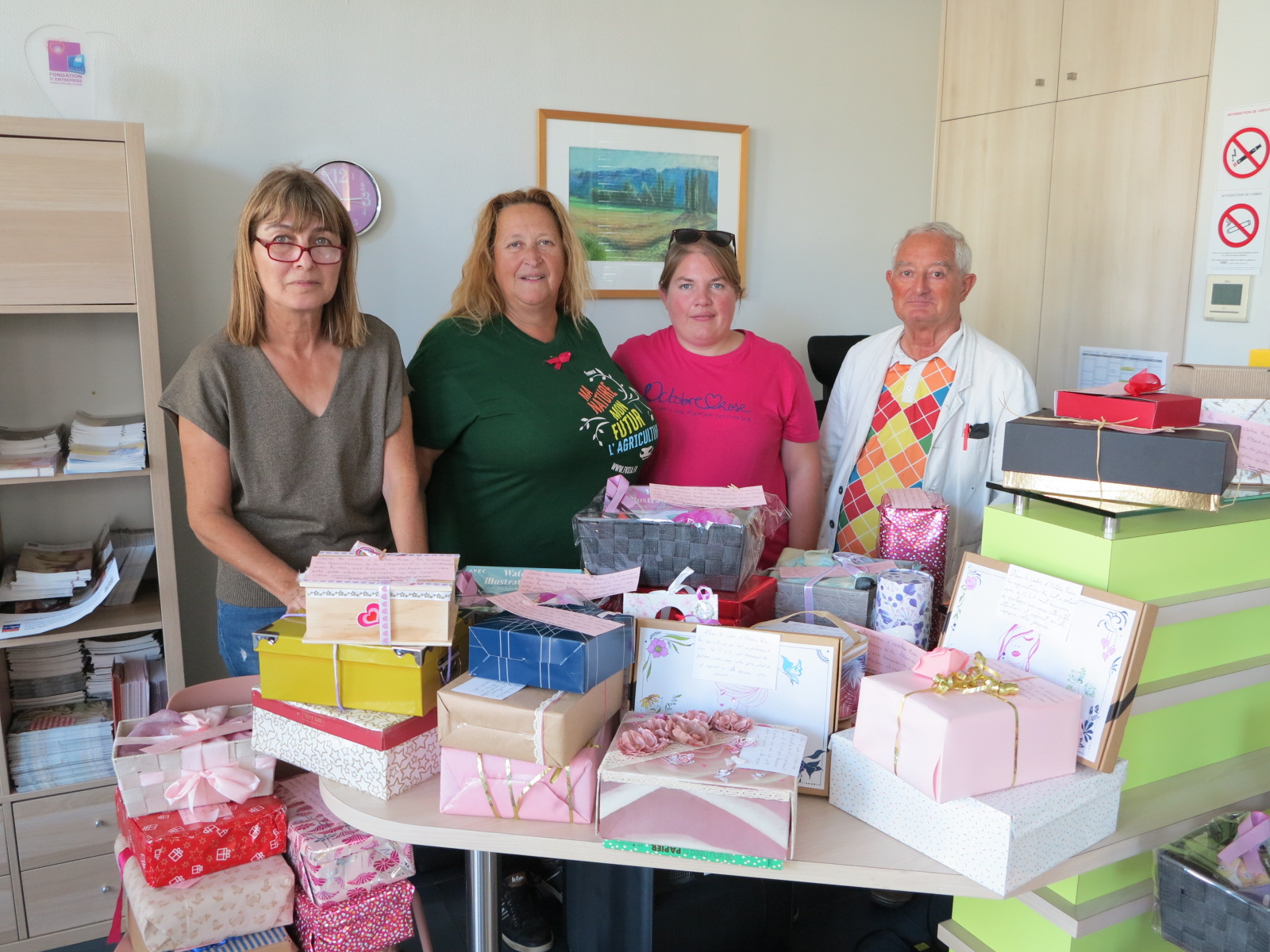 Octobre rose&nbsp;: Les agricultrices offrent des boîtes cadeaux