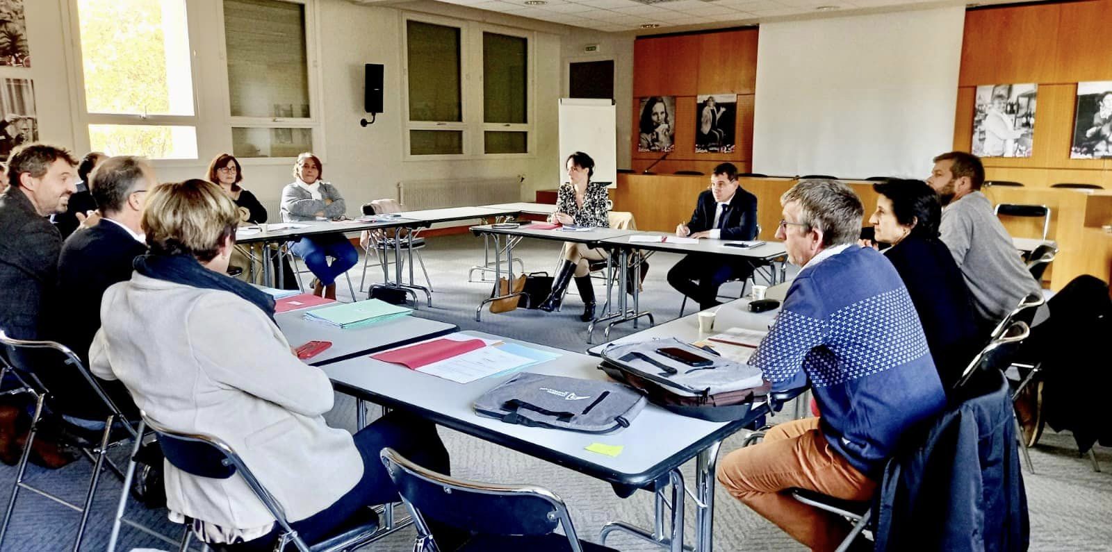 Raphaël Daubet à la rencontre des membres du bureau de la Chambre d’Agriculture du Lot