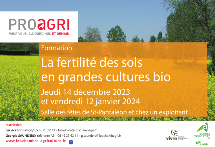 Formation&nbsp;: La fertilité des sols et gestion des adventices