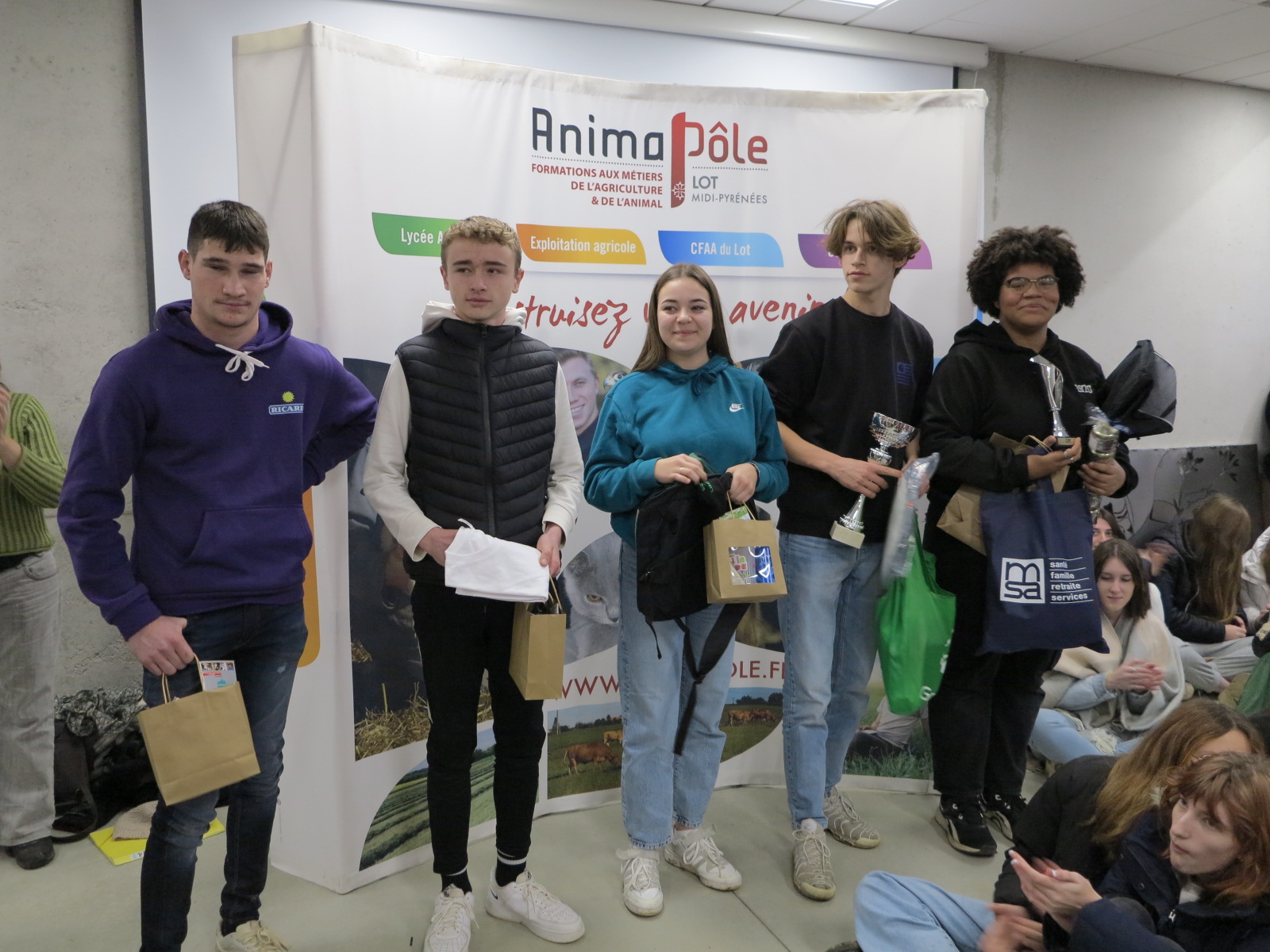 Jugement d’animaux par les jeunes&nbsp;: Un très beau concours au Lycée de la Vinadie