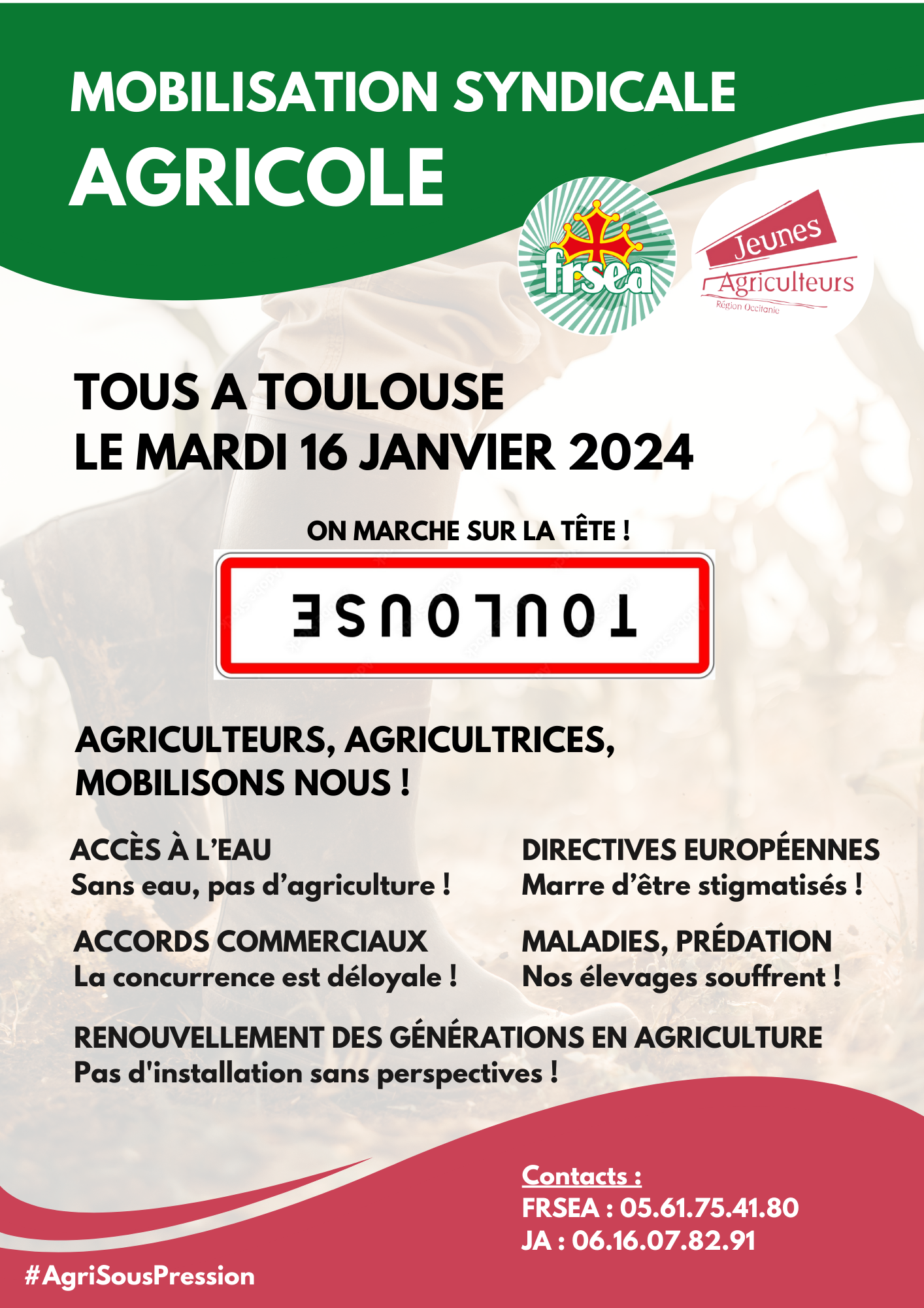 FDSEA Mobilisation Régionale