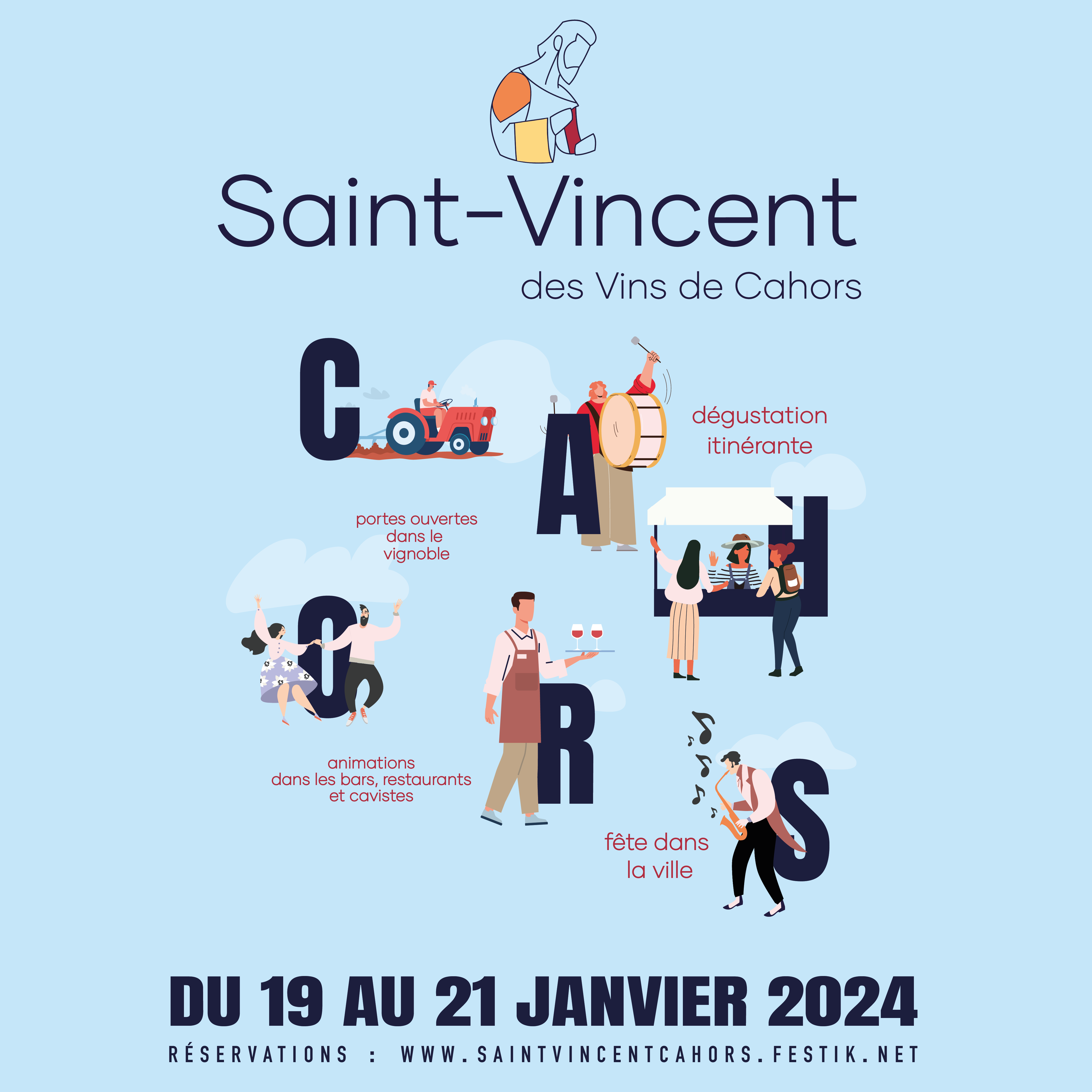 Célébration Gourmande à la Saint-Vincent des Vins de Cahors