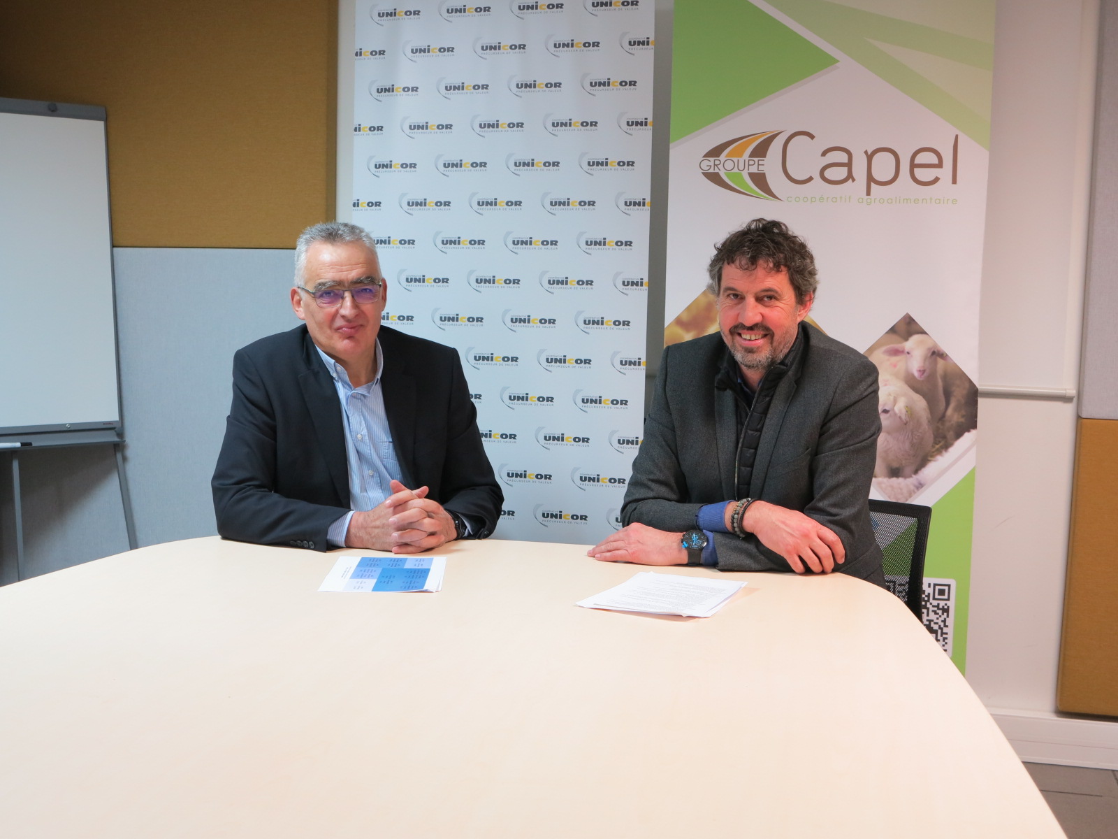 Coopératives  CAPEL et  UNICOR Un processus de fusion pour répondre ensemble aux grands enjeux agricoles