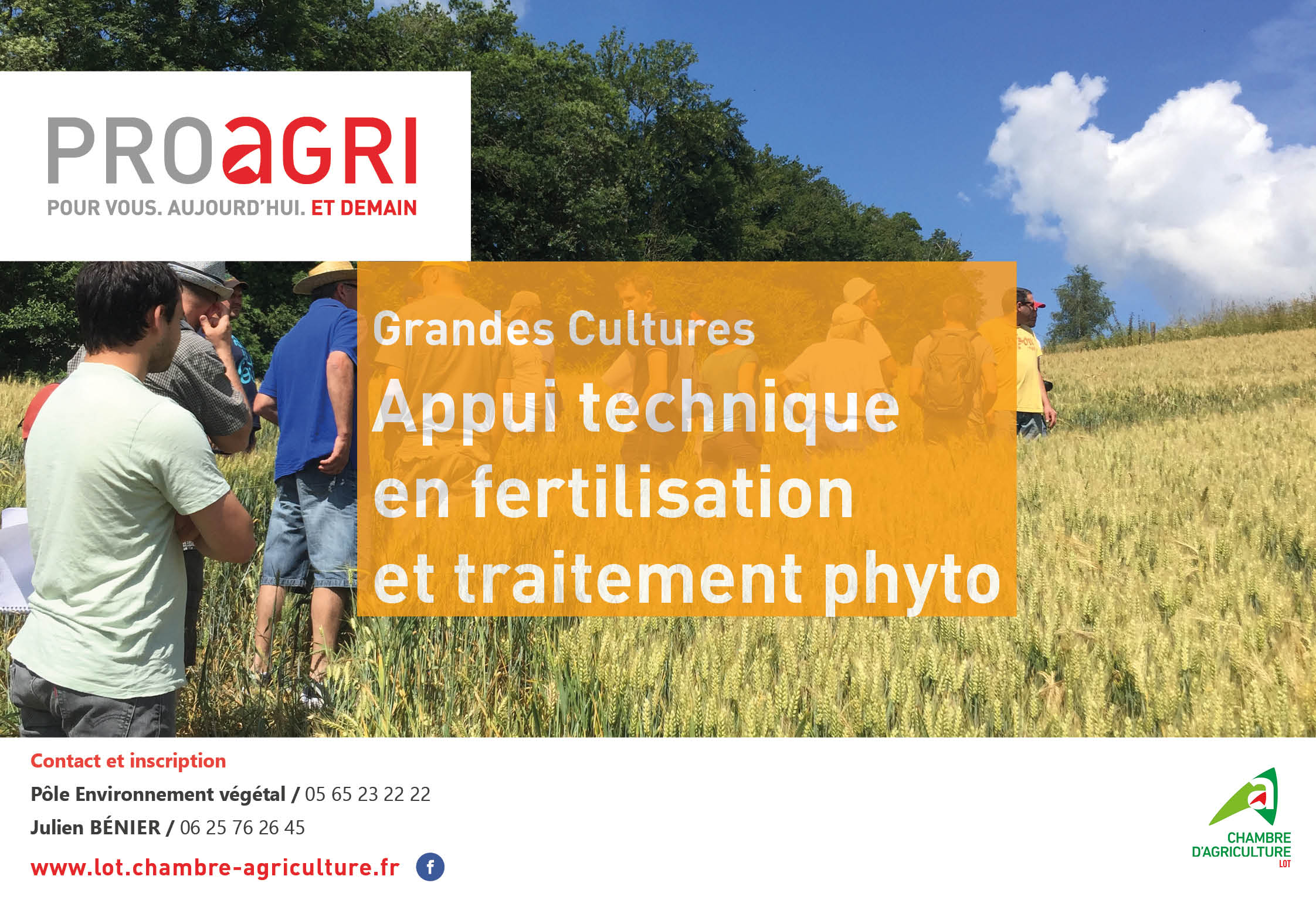 Appui technique&nbsp;: Grandes Cultures