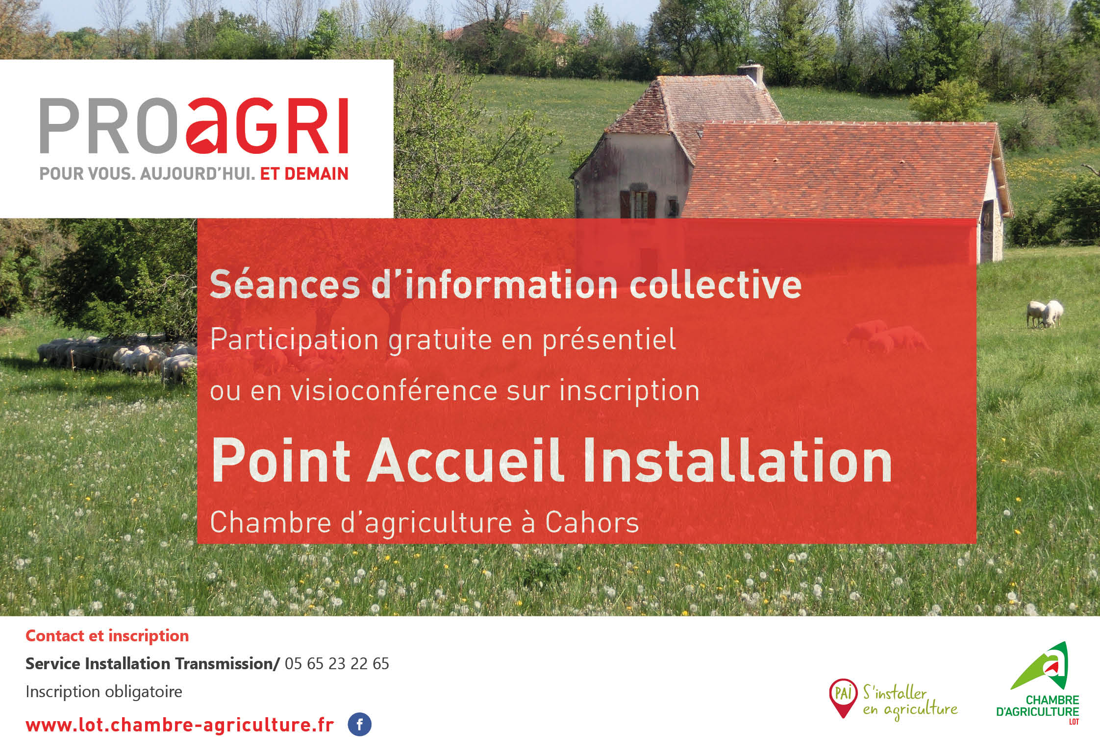 Prochaines séances d’information collective du point Accueil Installation