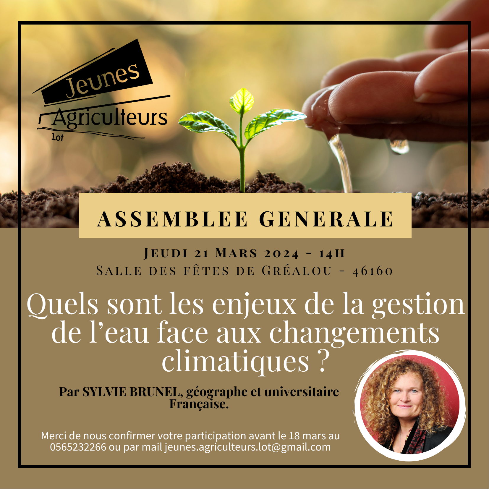 Jeunes Agriculteurs&nbsp;: Assemblée Générale le jeudi 21 mars à GREALOU