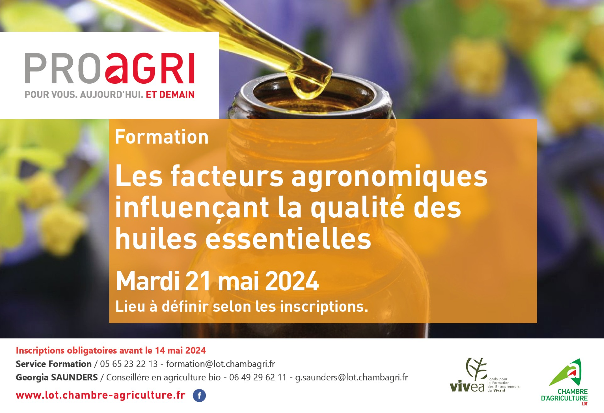 Formation&nbsp;: Producteurs et distillateurs de PPAM et producteurs d&rsquo;huiles essentielles