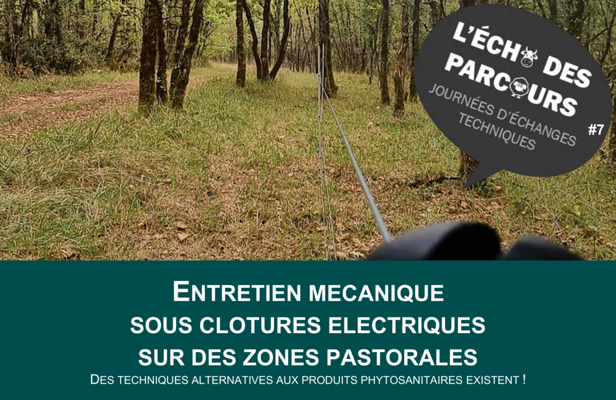 Bouziès&nbsp;: Démonstration d&rsquo;entretien mécanique sous clôture en zones pastorales le 4 juillet
