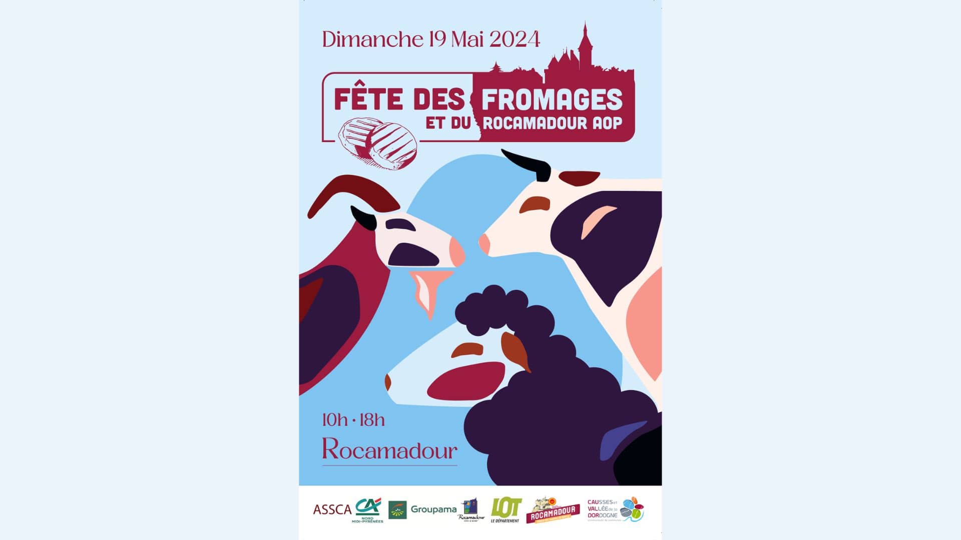 Fête des Fromages et du Rocamadour AOP le dimanche 19 mai à Rocamadour&nbsp;!