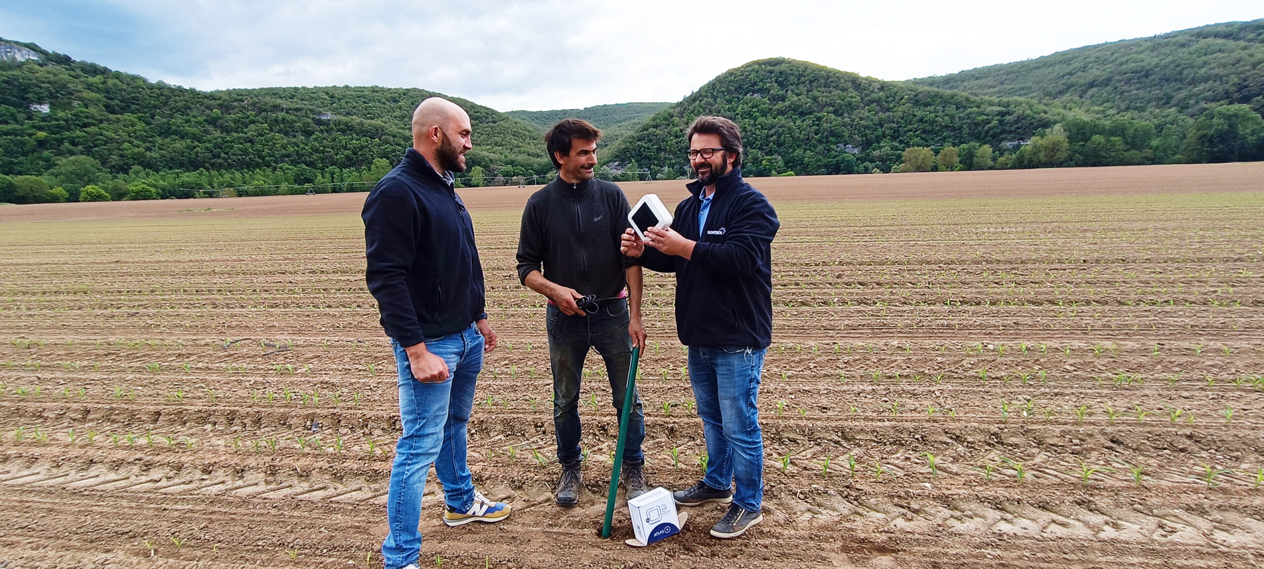 SPHERAG&nbsp;: Test d’une sonde sur une campagne d’irrigation en vallée du Lot