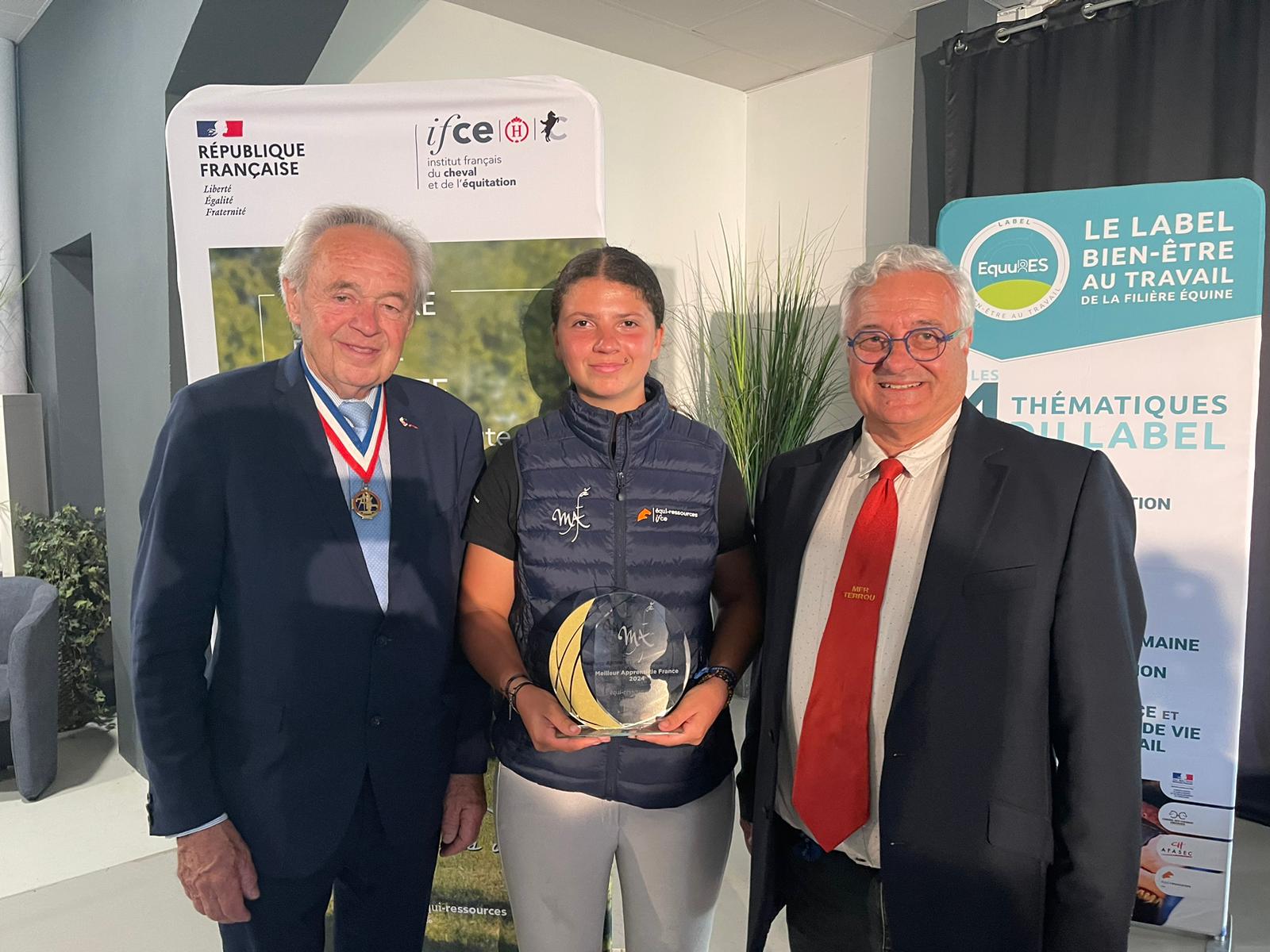 MFR Terrou&nbsp;: Clara Gérard, meilleure apprentie de France