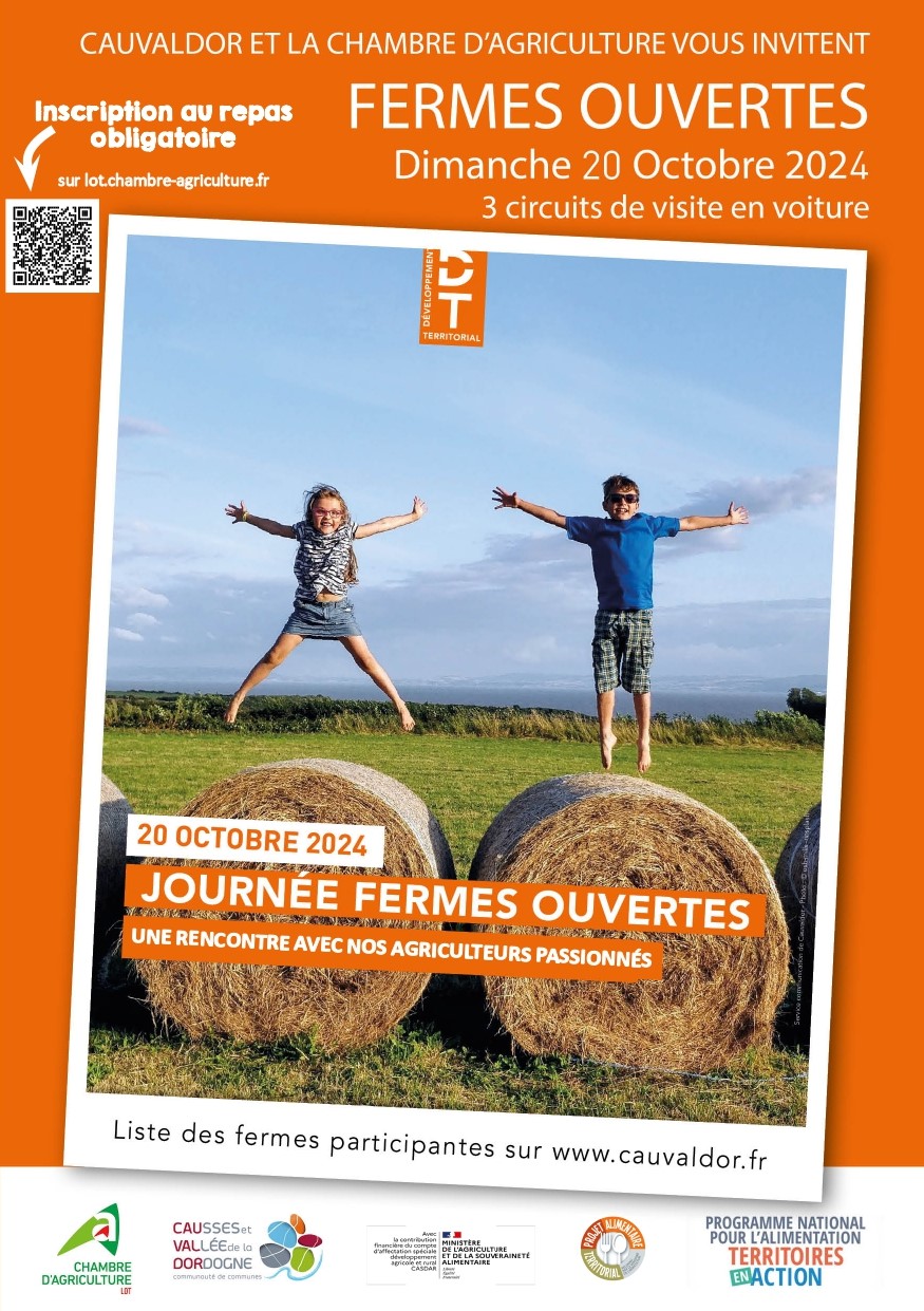 Cauvaldor, Journée « Fermes Ouvertes »&nbsp;: à la rencontre des agriculteurs passionnés le dimanche 20 octobre