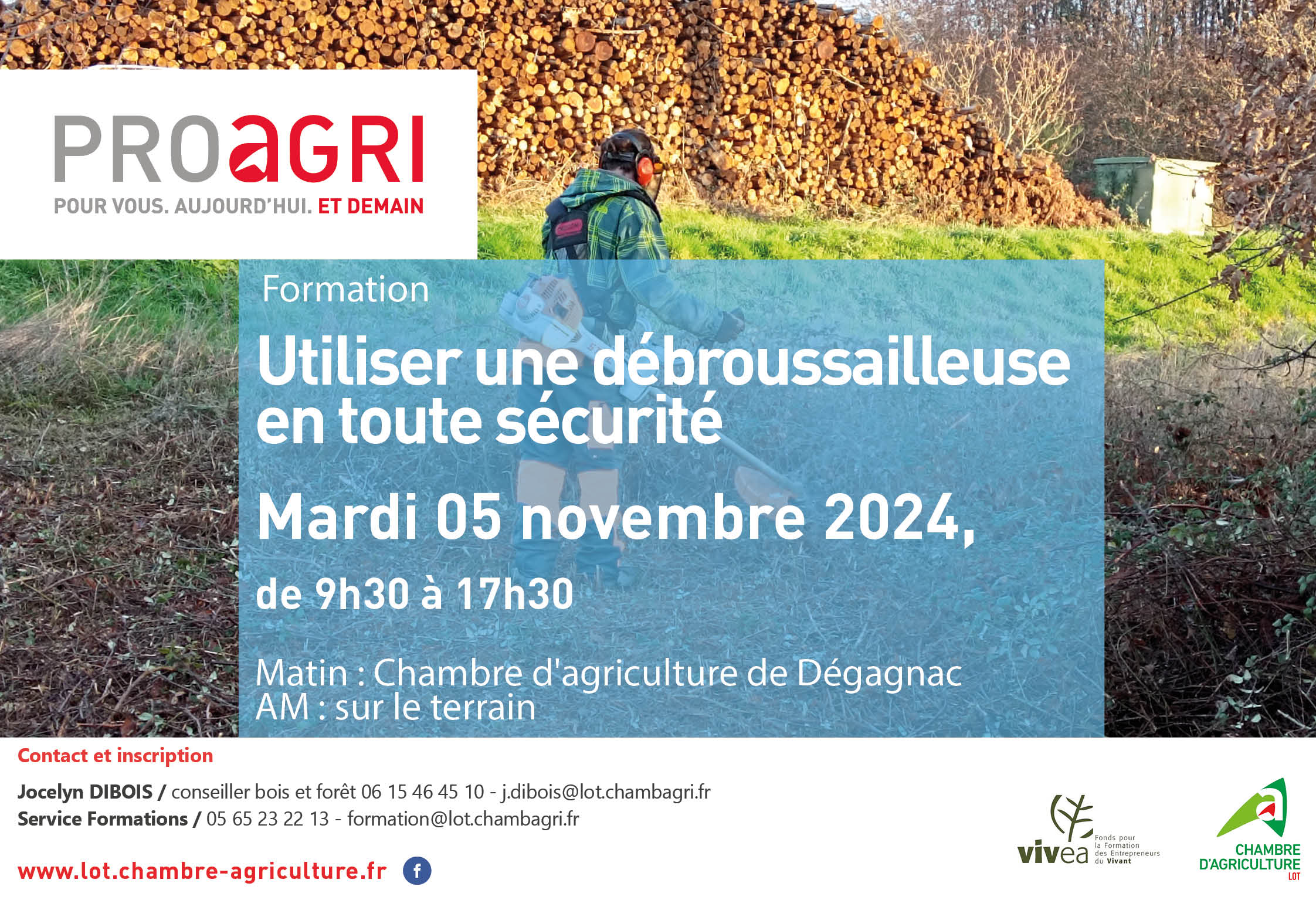 Formation&nbsp;: utiliser une débroussailleuse en toute sécurité