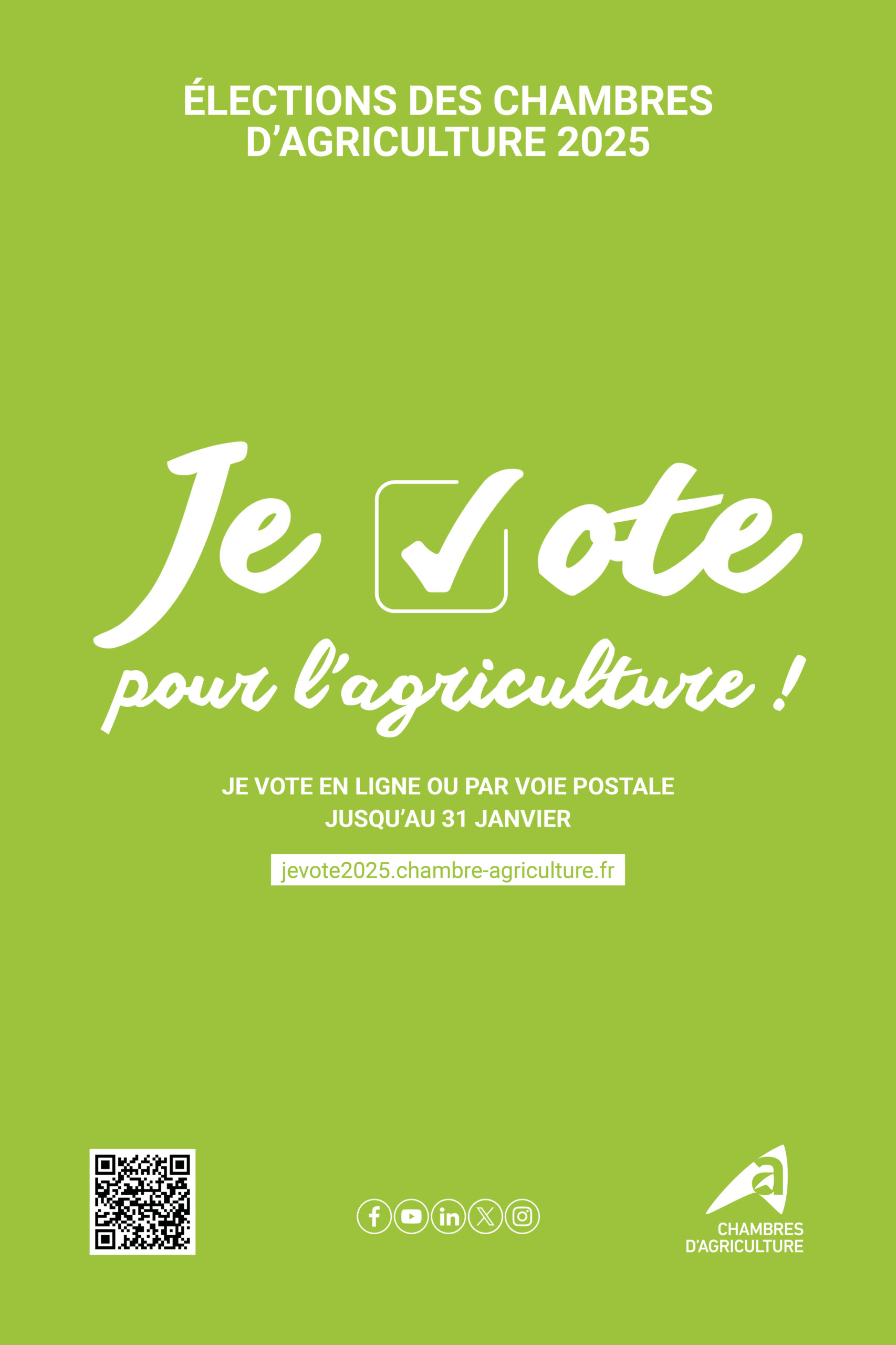 Je vote pour l&rsquo;agriculture&nbsp;: Les listes des candidats