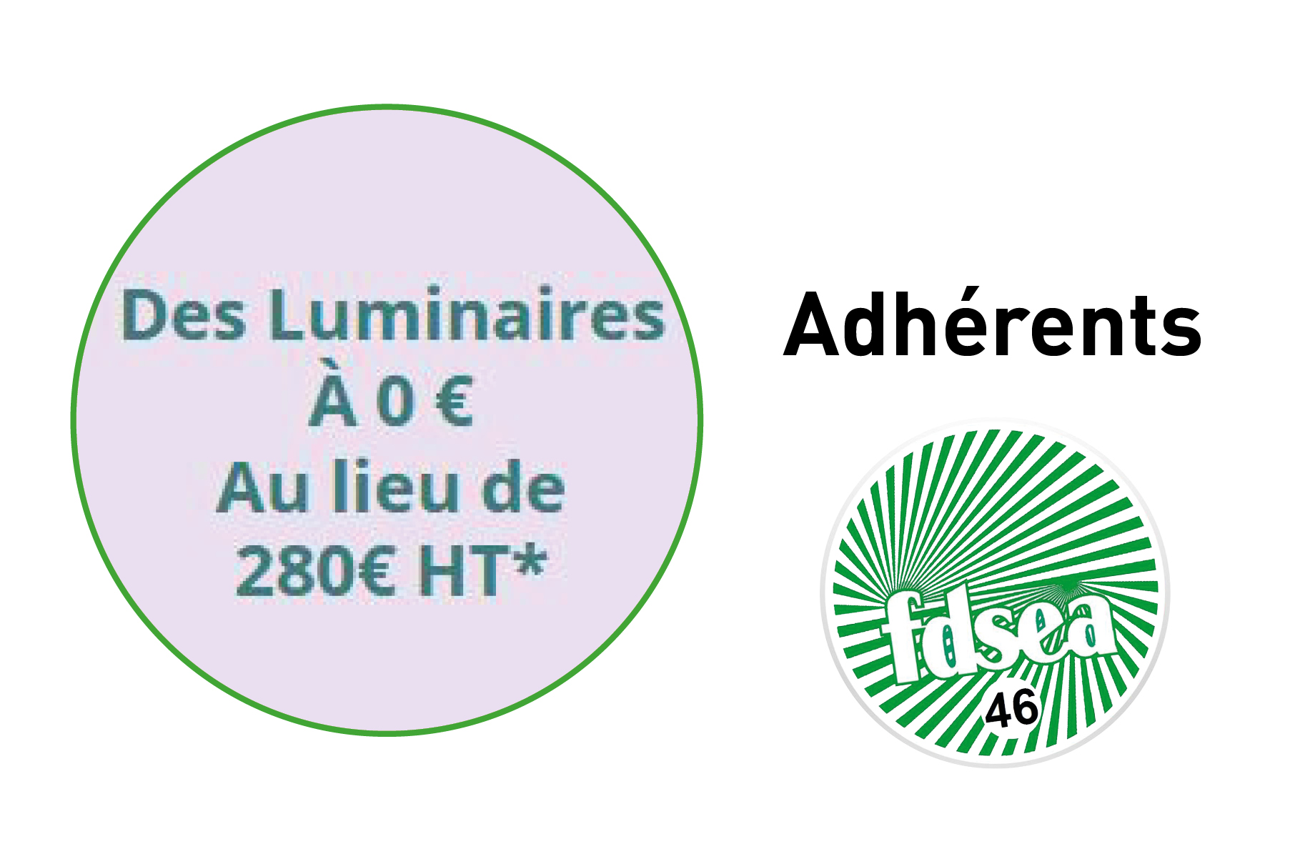 FDSEA&nbsp;: Campagne nationale rénovation luminaires intérieurs