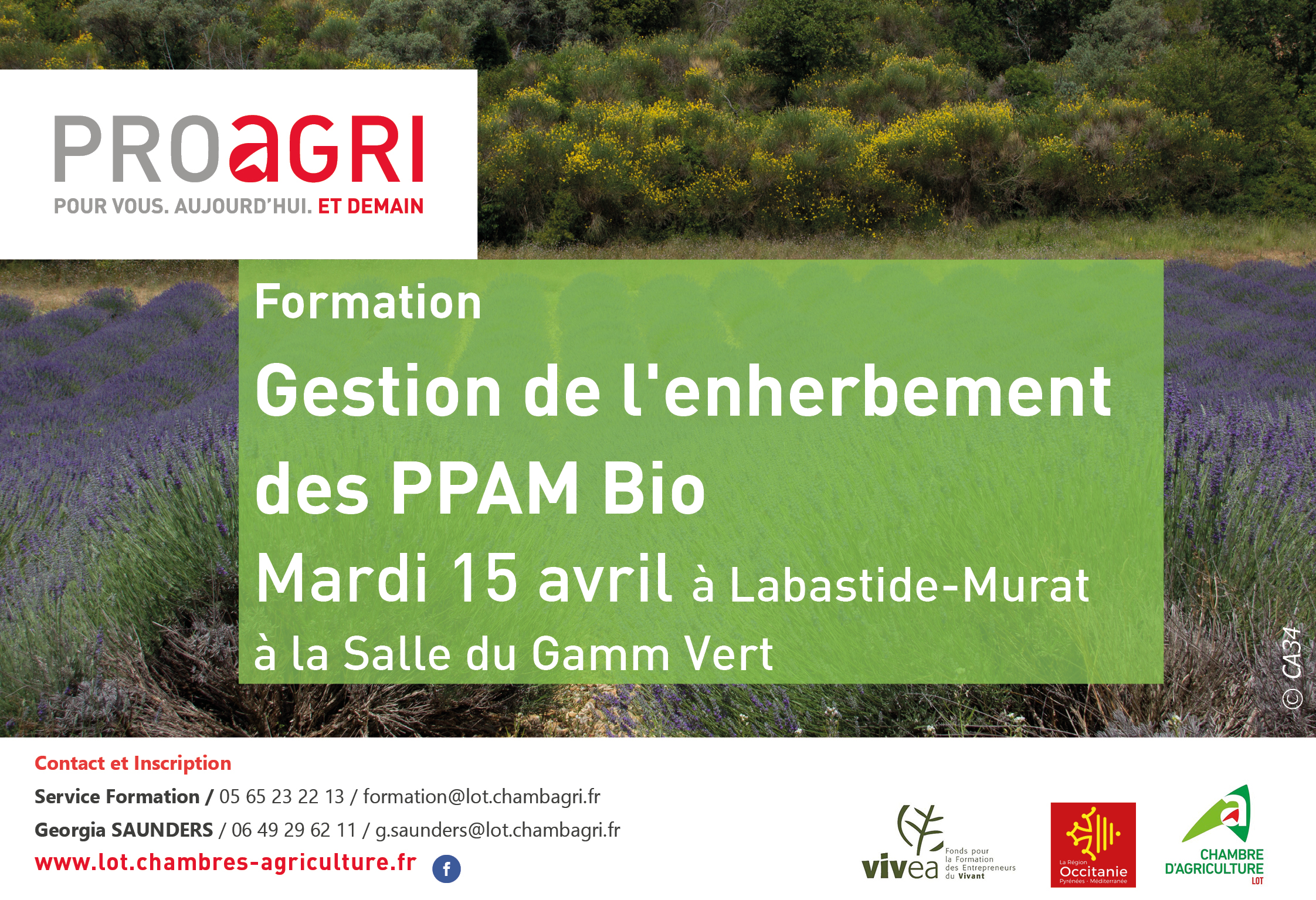 Formation&nbsp;: Gestion de l&rsquo;enherbement des PPAM Bio le 15 avril
