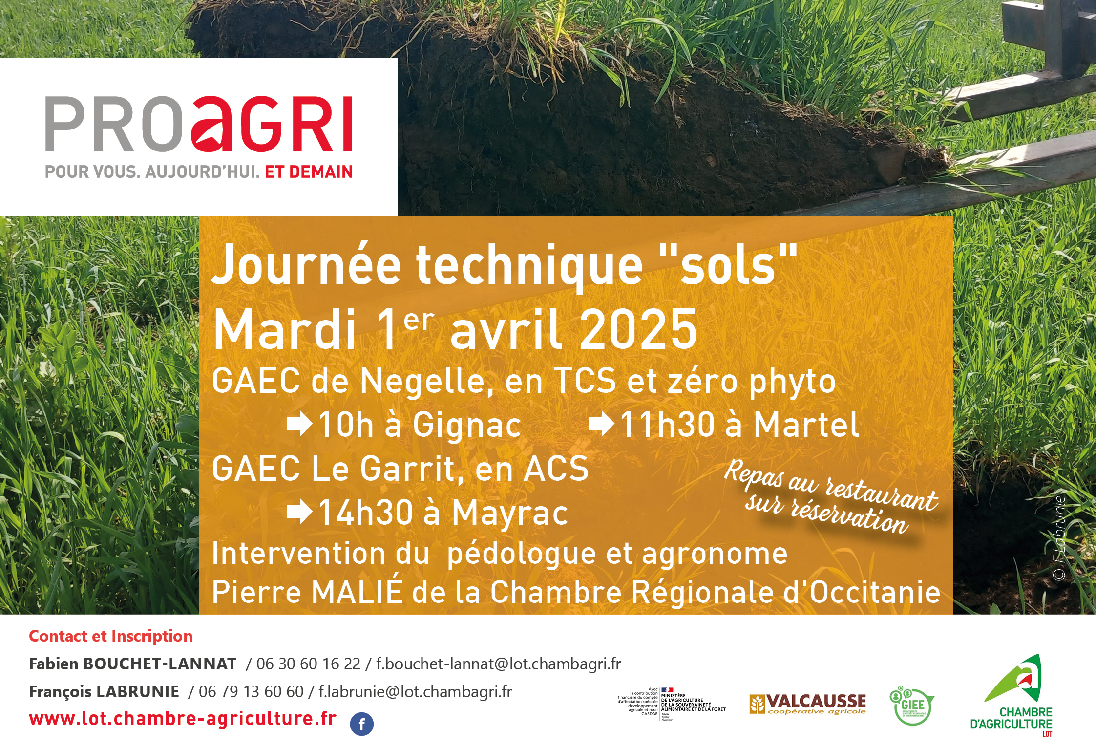 Journée technique « Sol » – Mardi 1er Avril 2025
