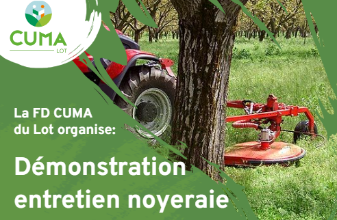 Le 17 avril à Lachapelle-Auzac&nbsp;: démonstration entretien noyeraie
