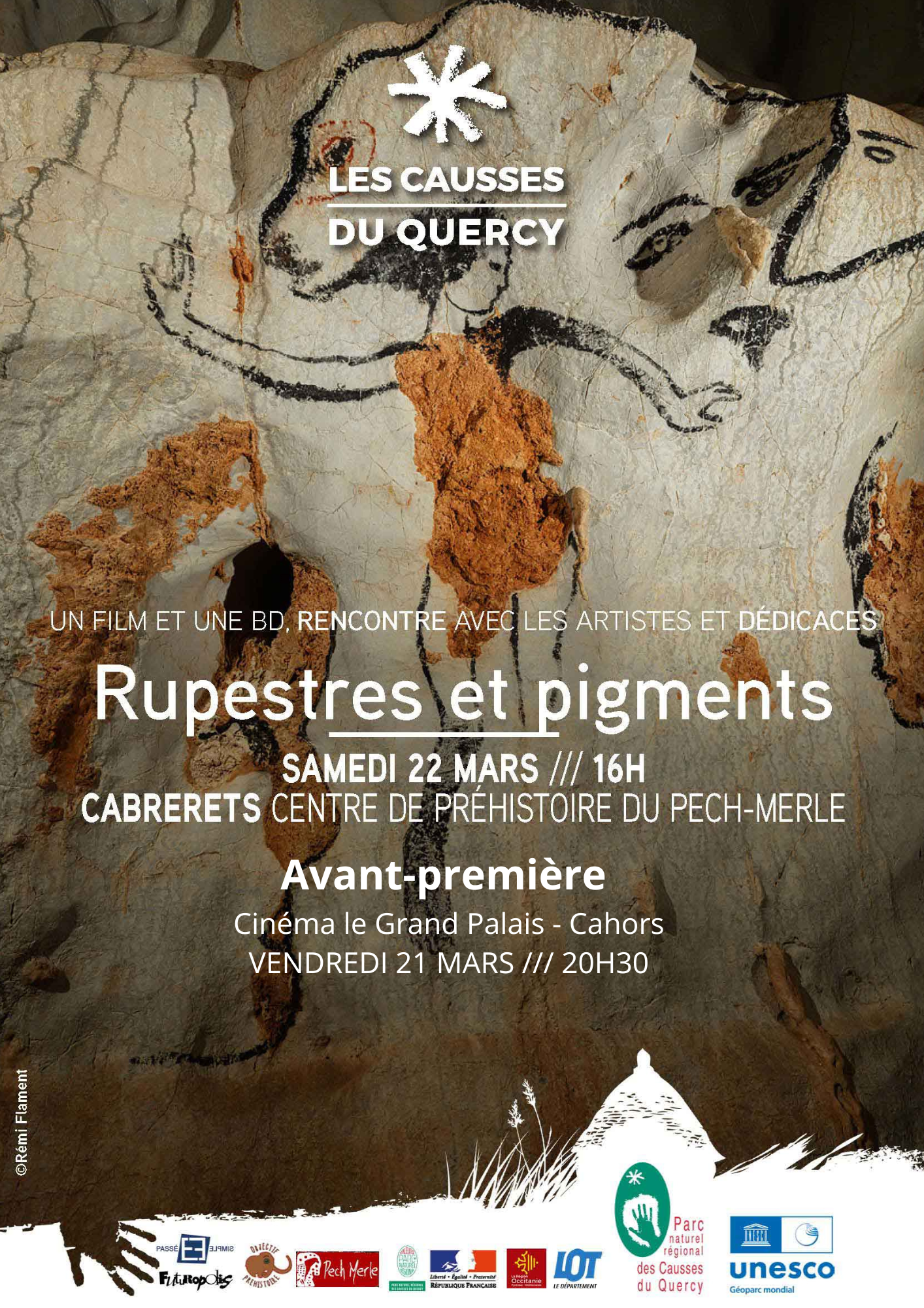 Rupestre et pigments – Un film et une BD