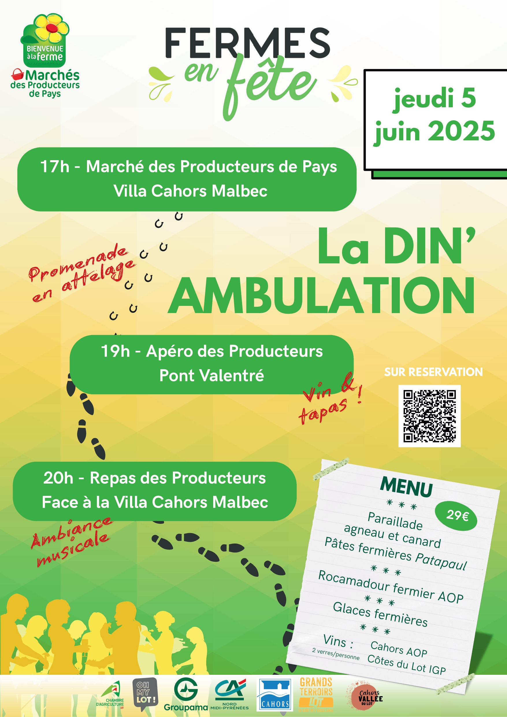Ferme en fête&nbsp;: NOUVEAU soirée DIN’AMBULATION