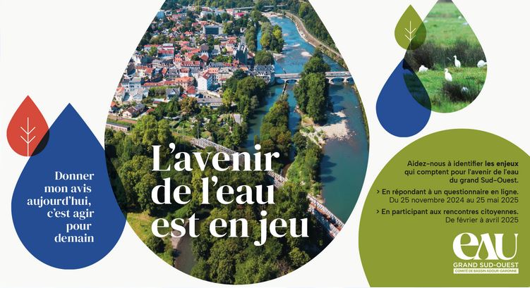 Consultation publique sur les enjeux de l&rsquo;eau du grand Sud-Ouest