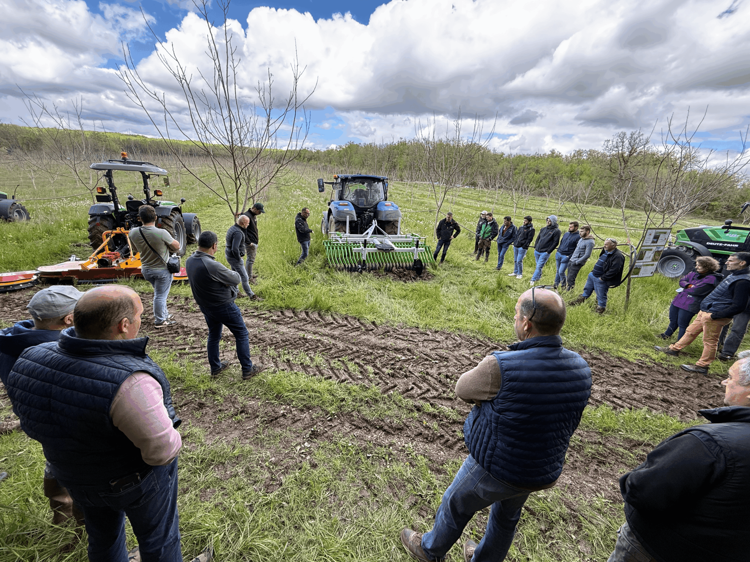 FD CUMA du Lot&nbsp;: Démonstration de broyage sous noyer