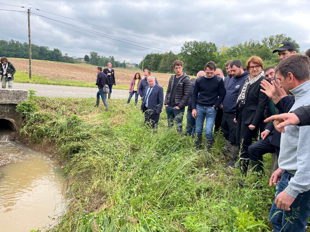 Dégâts des orages en Tarn-et-Garonne&nbsp;: La Ministre Annie Genevard en visite